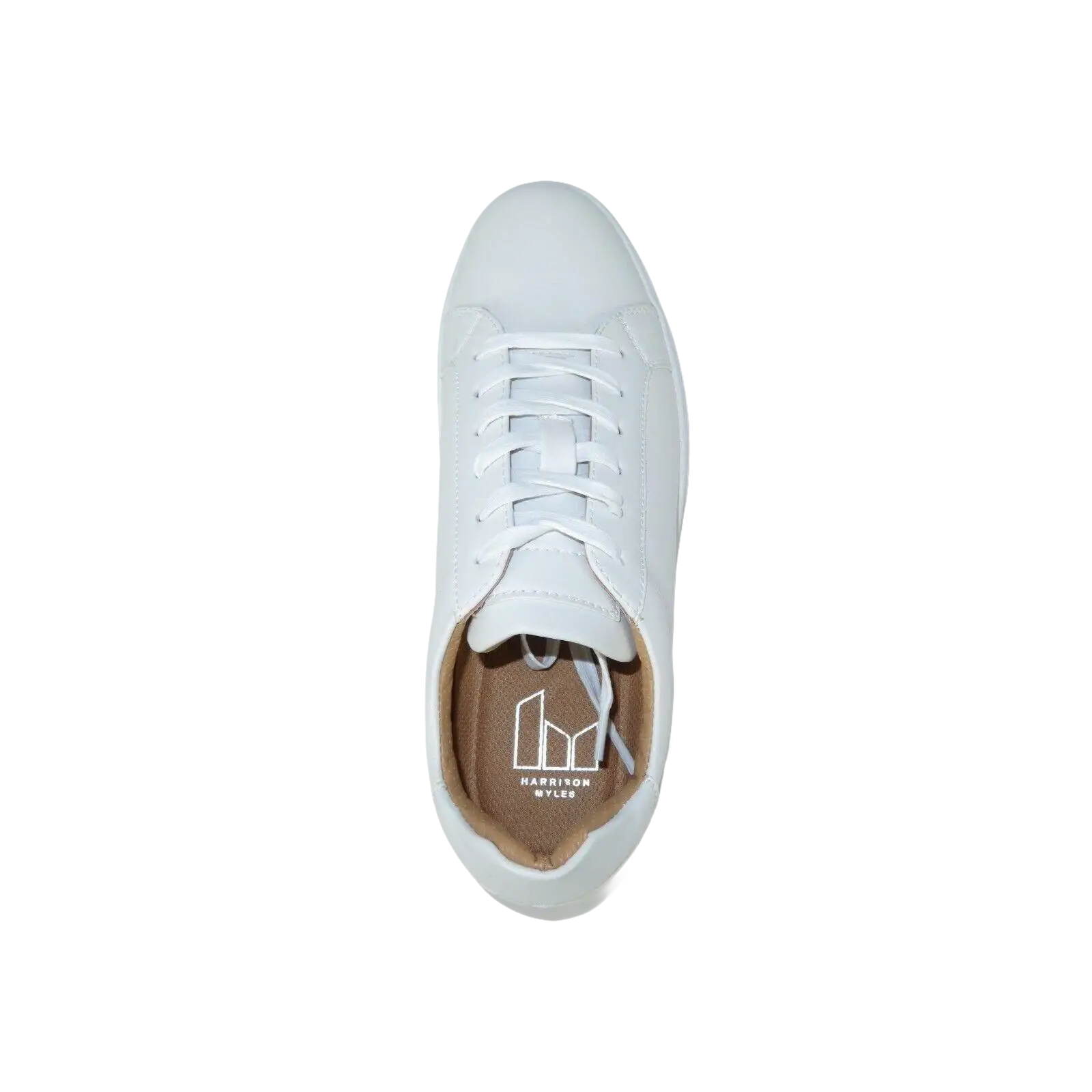 Men Harrison Myles Sneaker Dress Shoes Soft Comfort Lace Cushioned S2111 White - J.Valintin Men's Wear Legend - 99062
