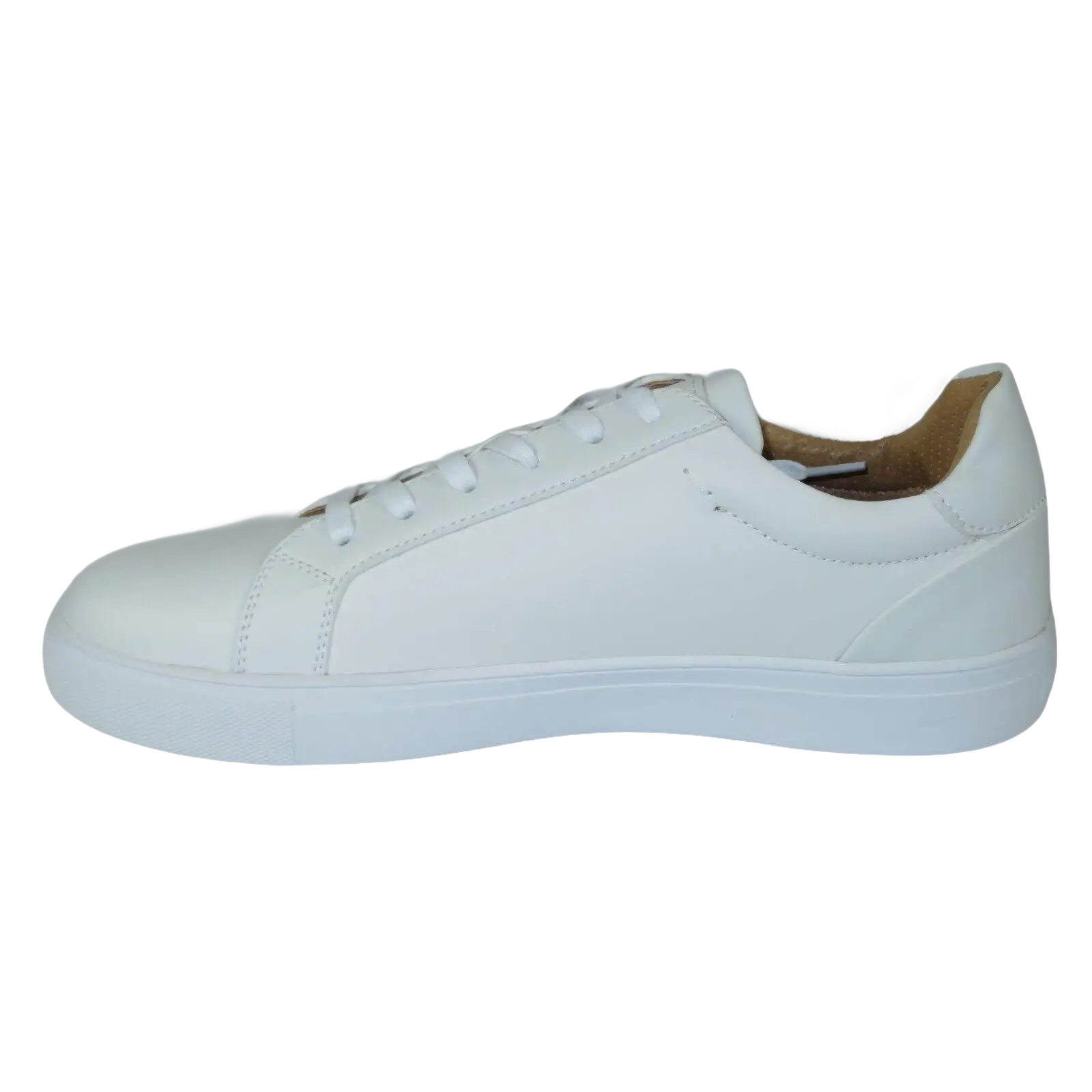 Men Harrison Myles Sneaker Dress Shoes Soft Comfort Lace Cushioned S2111 White - J.Valintin Men's Wear Legend - 99062