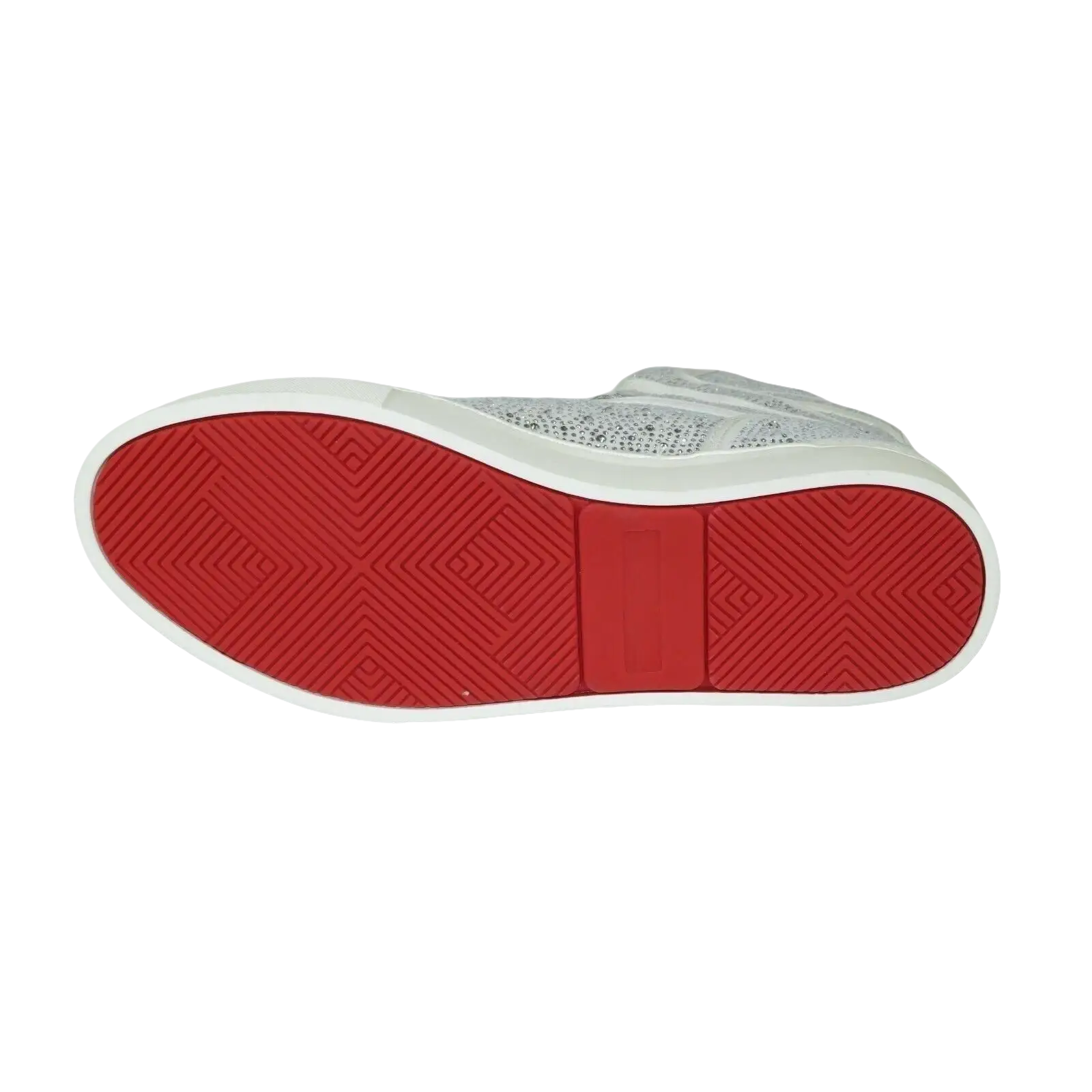 Men High Top Shoes By FIESSO AURELIO GARCIA ,Fancy Rhine stones 2402 White - J.Valintin Men's Wear Legend - 94993