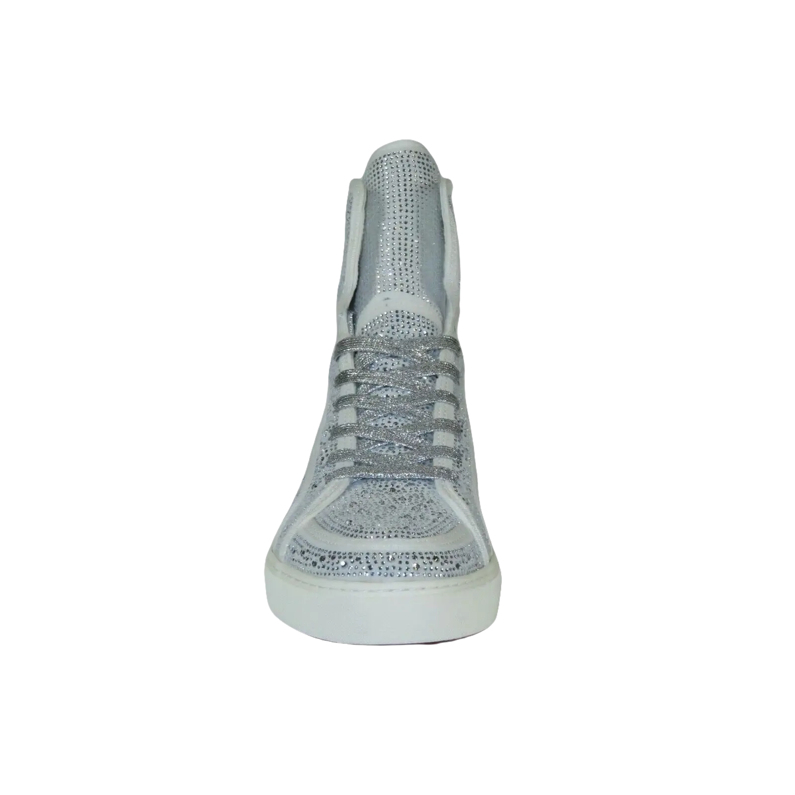 Men High Top Shoes By FIESSO AURELIO GARCIA ,Fancy Rhine stones 2402 White - J.Valintin Men's Wear Legend - 94993
