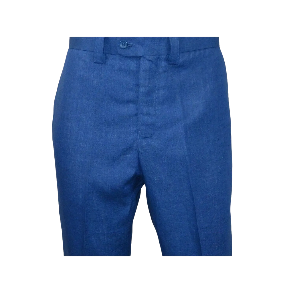 Men INSERCH premium Soft Linen Breathable 2pc Walking Leisure suit LS29116 Royal - J.Valintin Men's Wear Legend - 100682