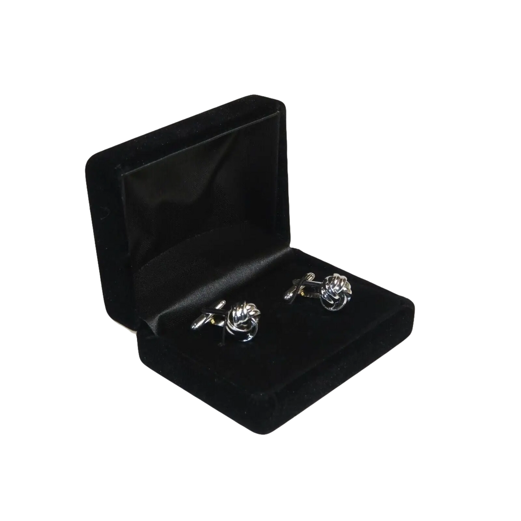 Men J.Valintin Cufflinks by Vitorofolo for French Cuff Shirt V29 - 19 Silver - J.Valintin Men's Wear Legend - 98367