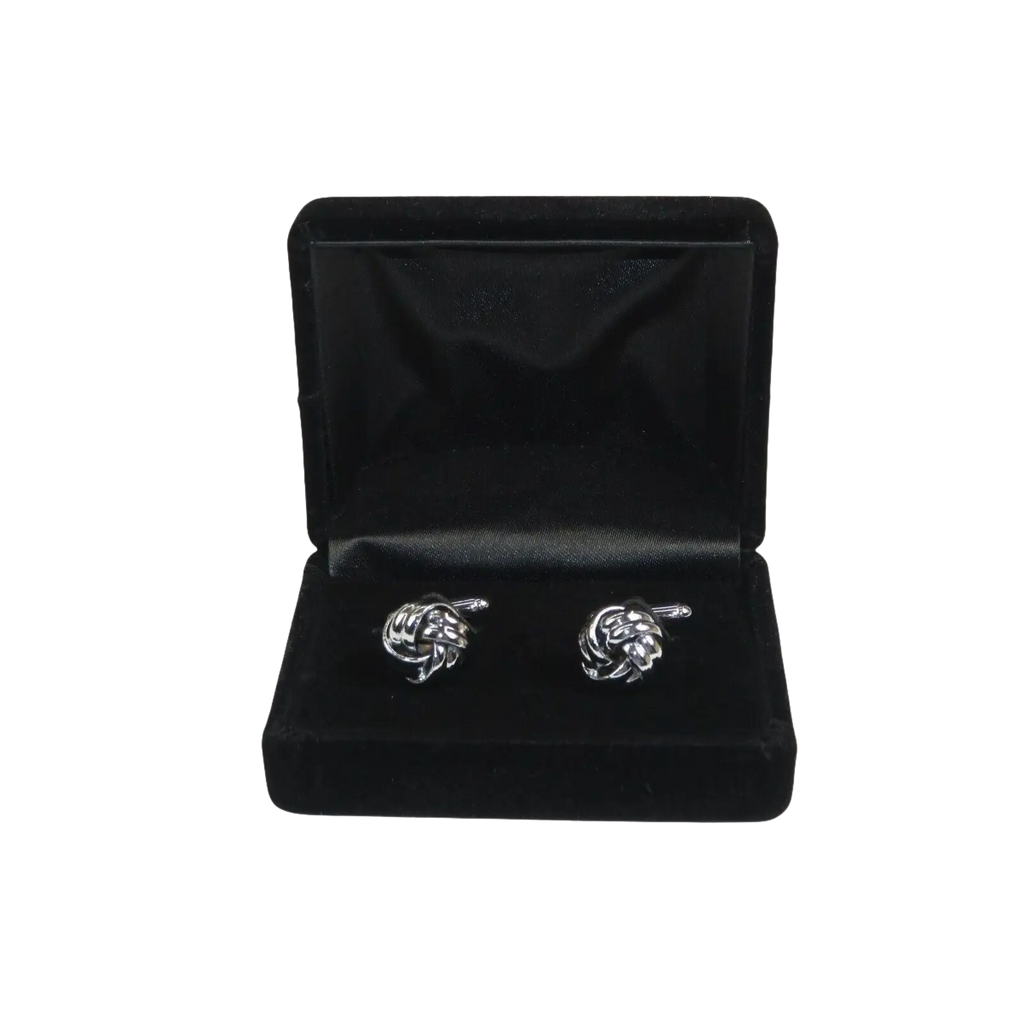 Men J.Valintin Cufflinks by Vitorofolo for French Cuff Shirt V29 - 19 Silver - J.Valintin Men's Wear Legend - 98367