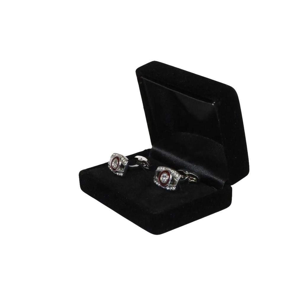 Men J.Valintin Cufflinks by Vitorofolo for French Cuff Shirt V35 - 6 Silver Wine - J.Valintin Men's Wear Legend - 98405