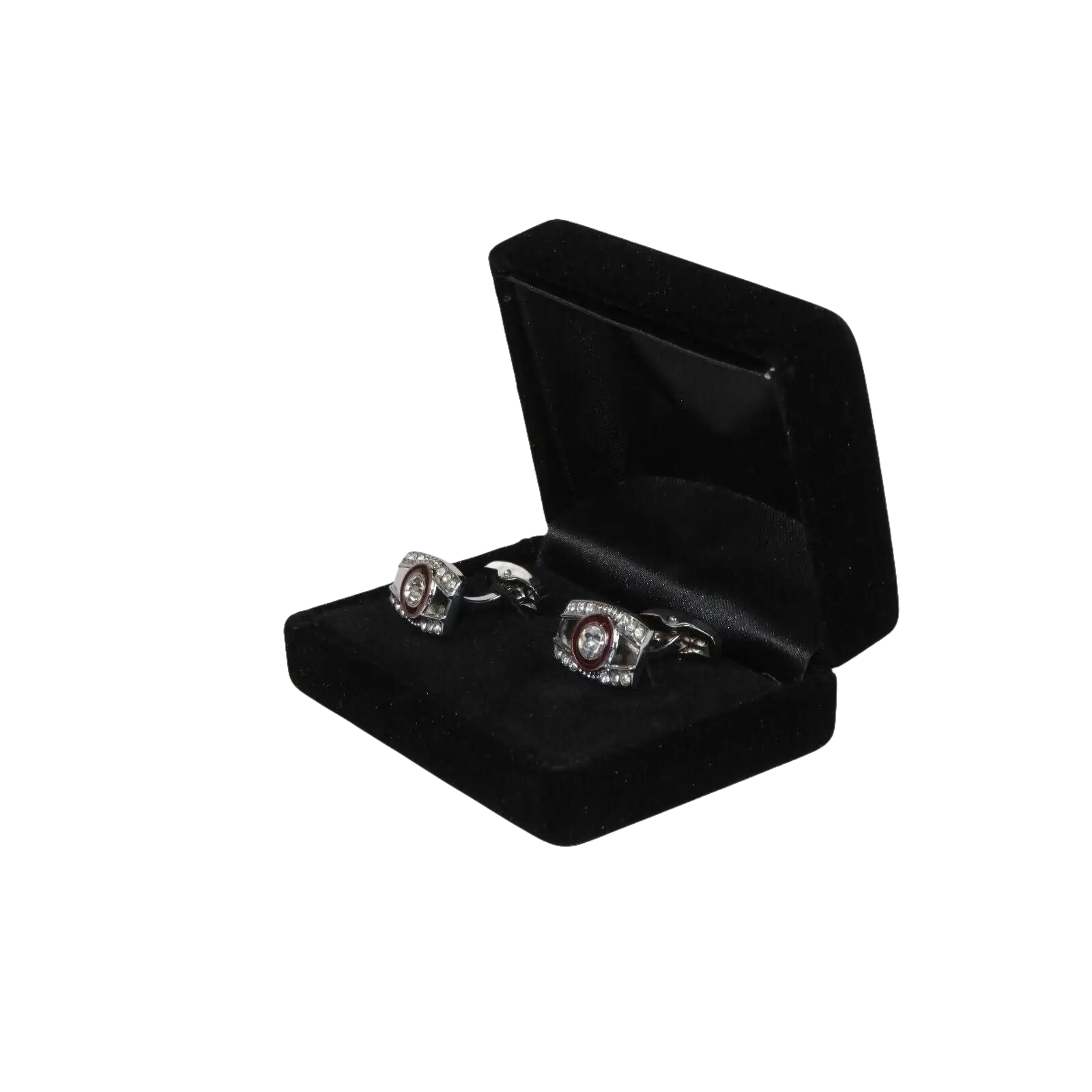 Men J.Valintin Cufflinks by Vitorofolo for French Cuff Shirt V35 - 6 Silver Wine - J.Valintin Men's Wear Legend - 98405