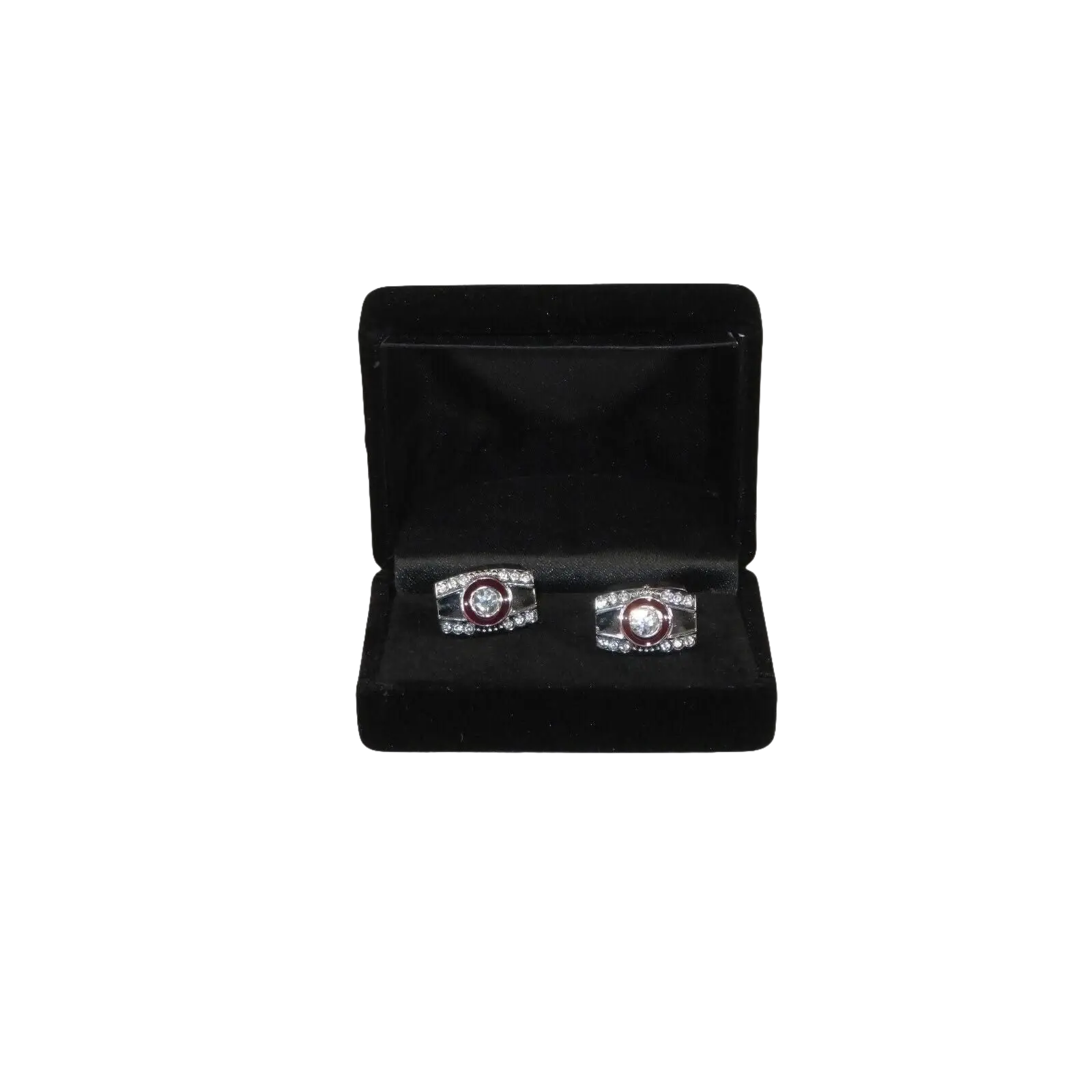 Men J.Valintin Cufflinks by Vitorofolo for French Cuff Shirt V35 - 6 Silver Wine - J.Valintin Men's Wear Legend - 98405