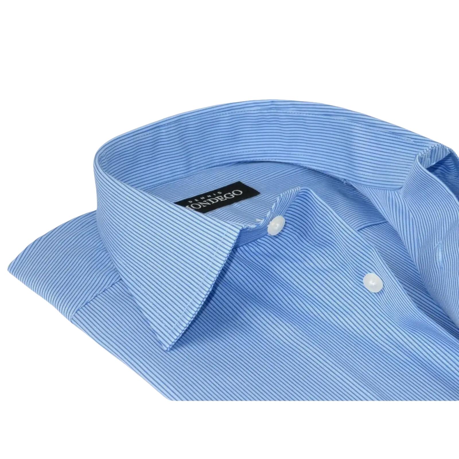 Men Mondego 100% Cotton Dress Sport shirt Regular Modern fit sn6100 Blue Stripe - J.Valintin Men's Wear Legend - 4459
