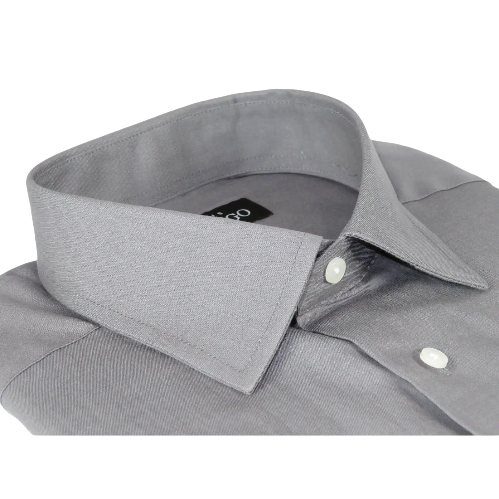 Men Mondego 100% Soft Cotton Dress Classic shirt Long Sleeves sn100 gray Solid - J.Valintin Men's Wear Legend - 4301