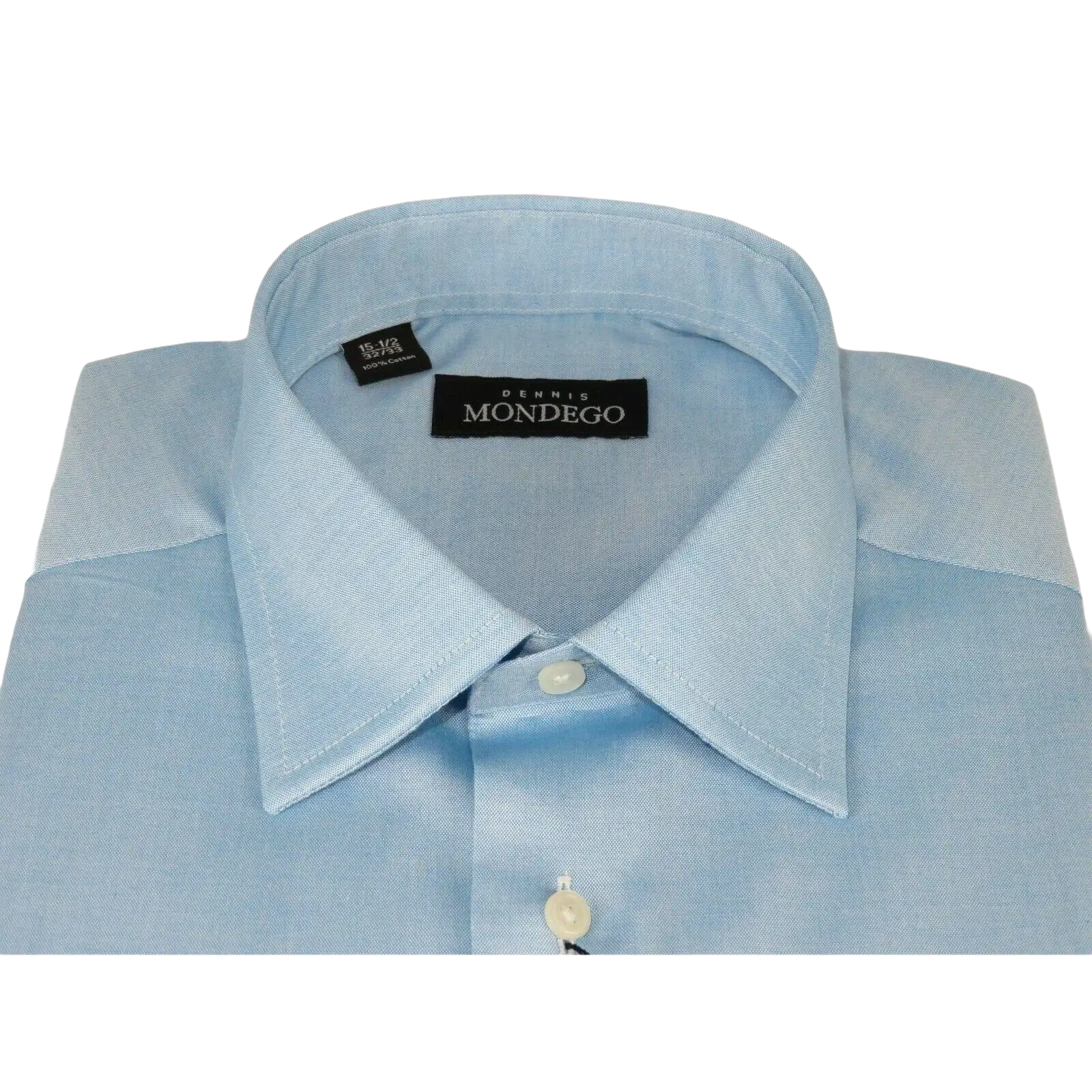 Men Mondego 100% Soft Cotton Dress Classic shirt Long Sleeves sn400 Solid Blue - J.Valintin Men's Wear Legend - 4327