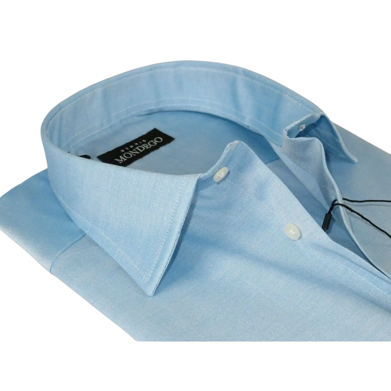 Men Mondego 100% Soft Cotton Dress Classic shirt Long Sleeves sn400 Solid Blue - J.Valintin Men's Wear Legend - 4327