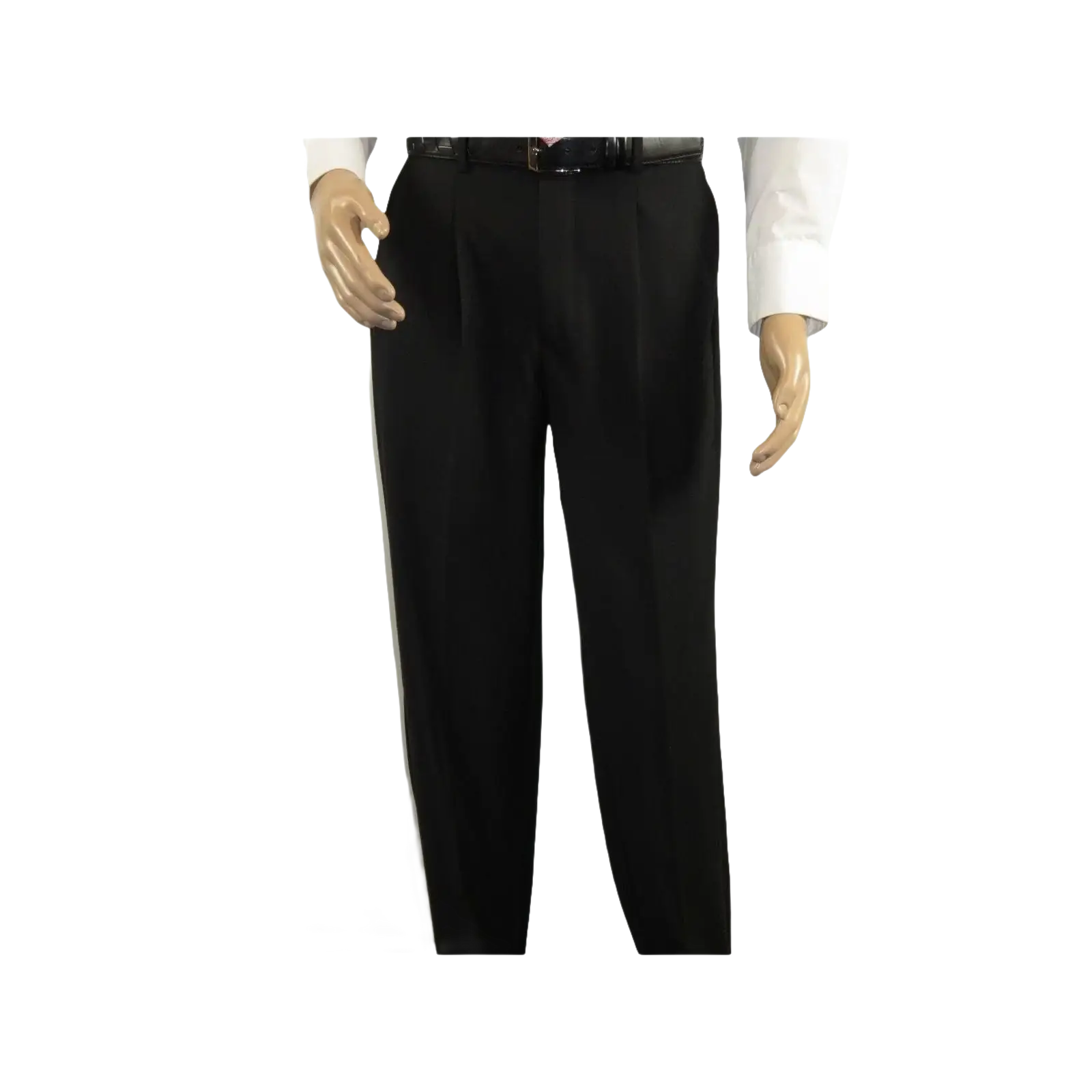 Men Pacelli Double Breasted Suit Classic Peak Lapel Pleated pants GILBERT Black - J.Valintin Men's Wear Legend - 98333