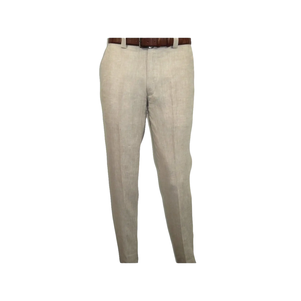 Men Premium 100% Linen Cocktail Suit by INSERCH Breathable and cool SU880 Tan - J.Valintin Men's Wear Legend - 100647