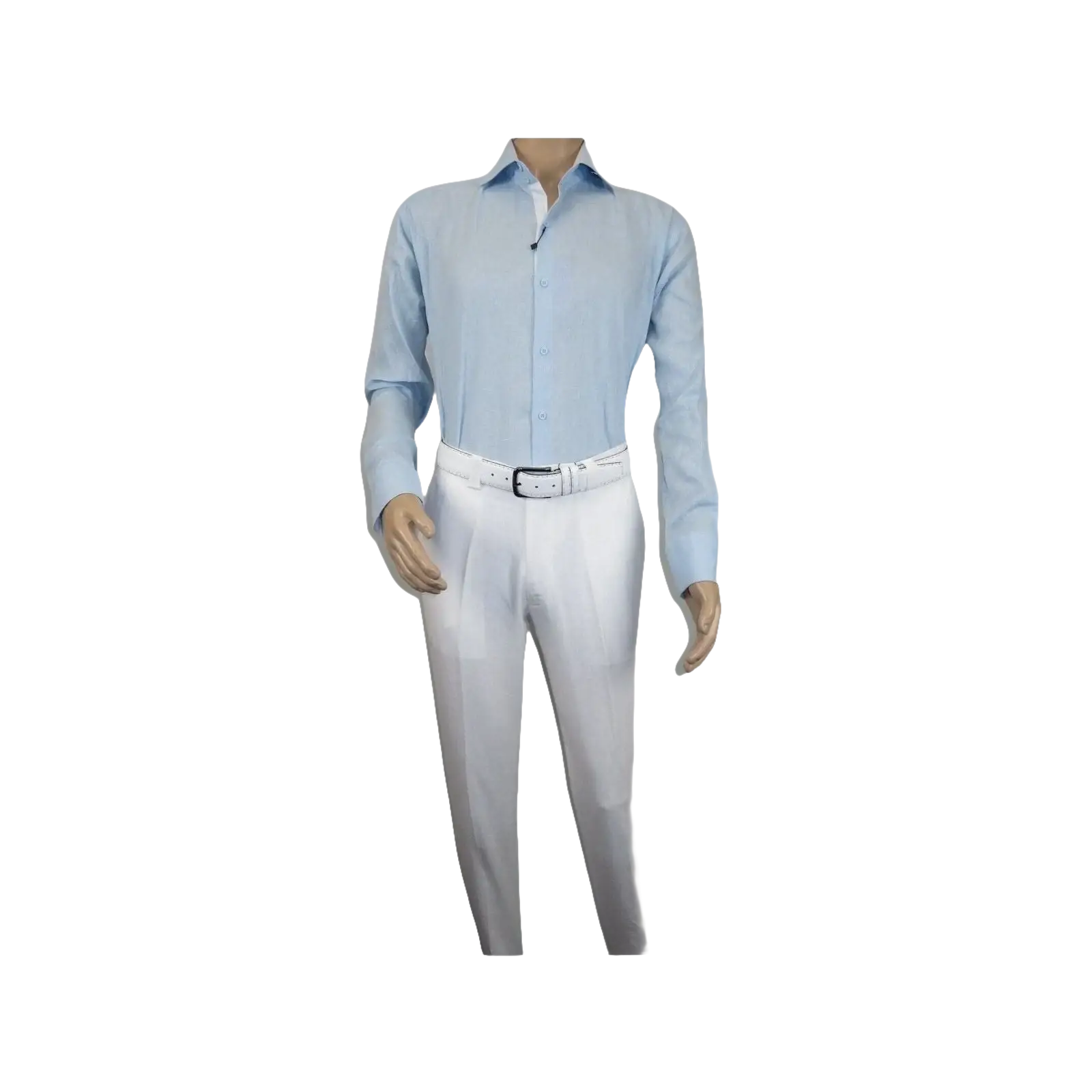 Men Premium 100% Linen Cocktail Suit by INSERCH Breathable and cool SU880 White - J.Valintin Men's Wear Legend - 100640
