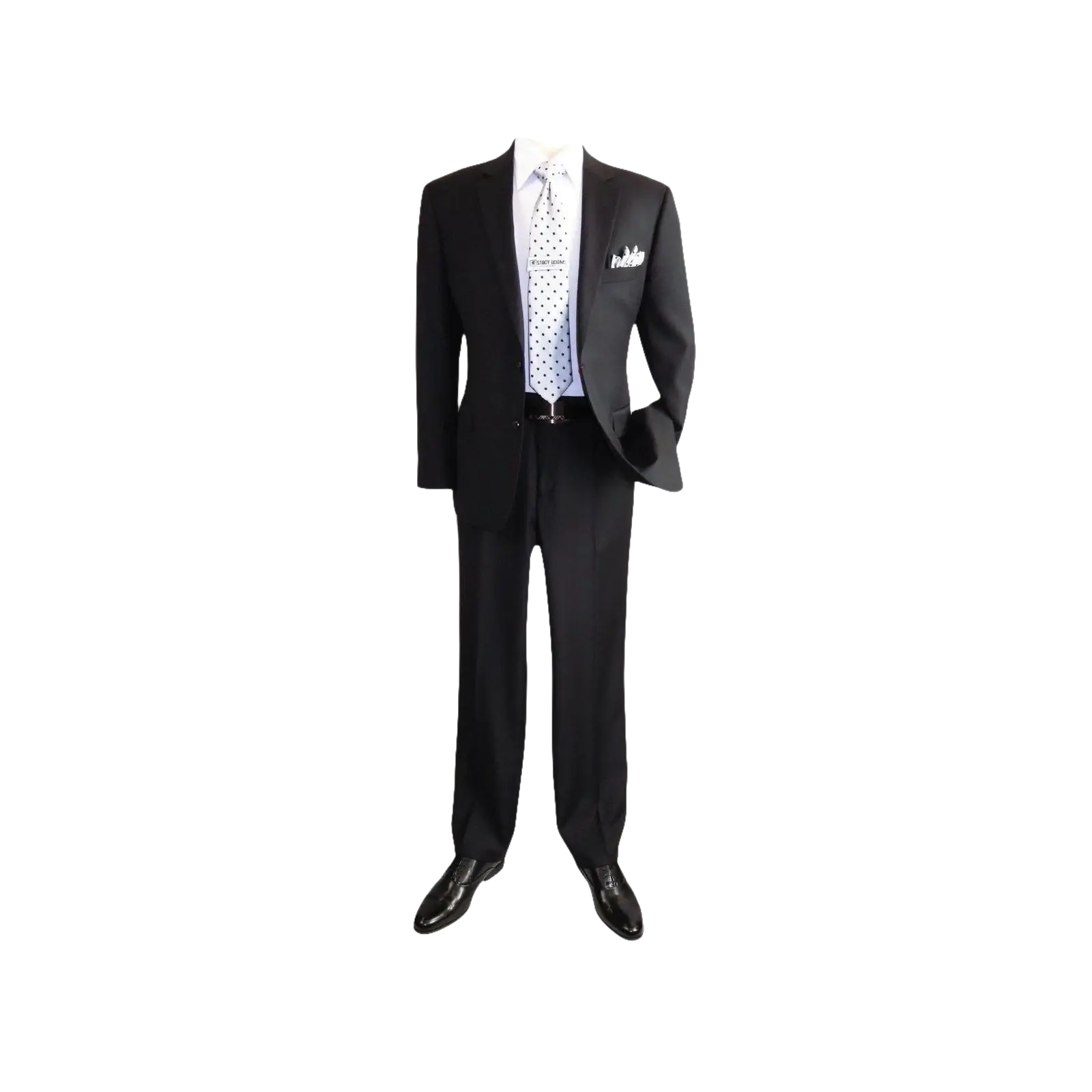Men Renoir Suit Separate Super 140s Soft Wool Two Button Classic Fit 508 - 1 Black - J.Valintin Men's Wear Legend - 73369
