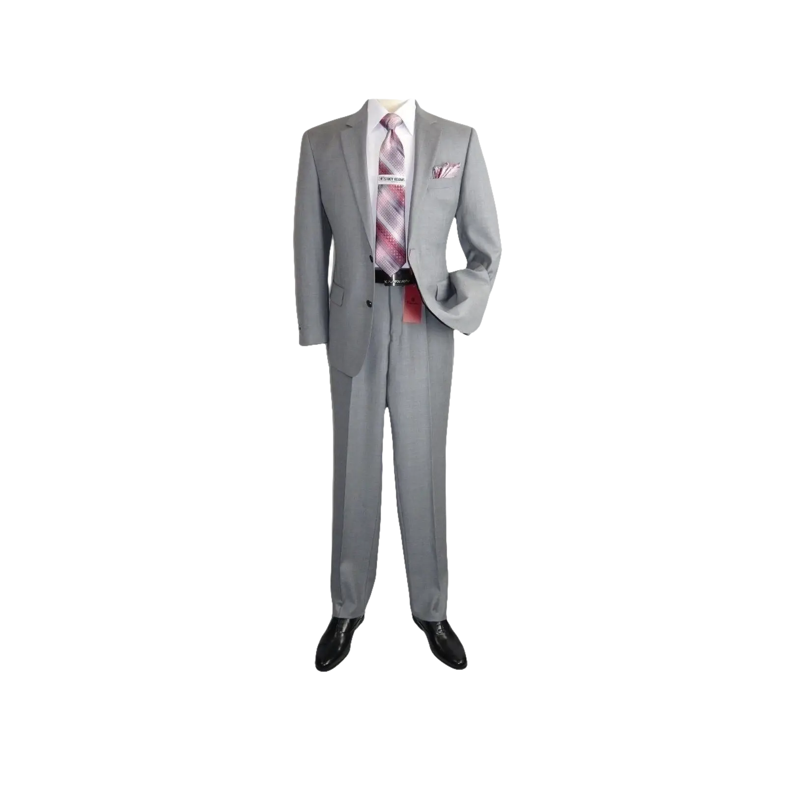 Men Renoir Suit Super 140 Soft Wool 2Button 2Vents Classic Fit 508 - 5 Lt Gray - J.Valintin Men's Wear Legend - 73374