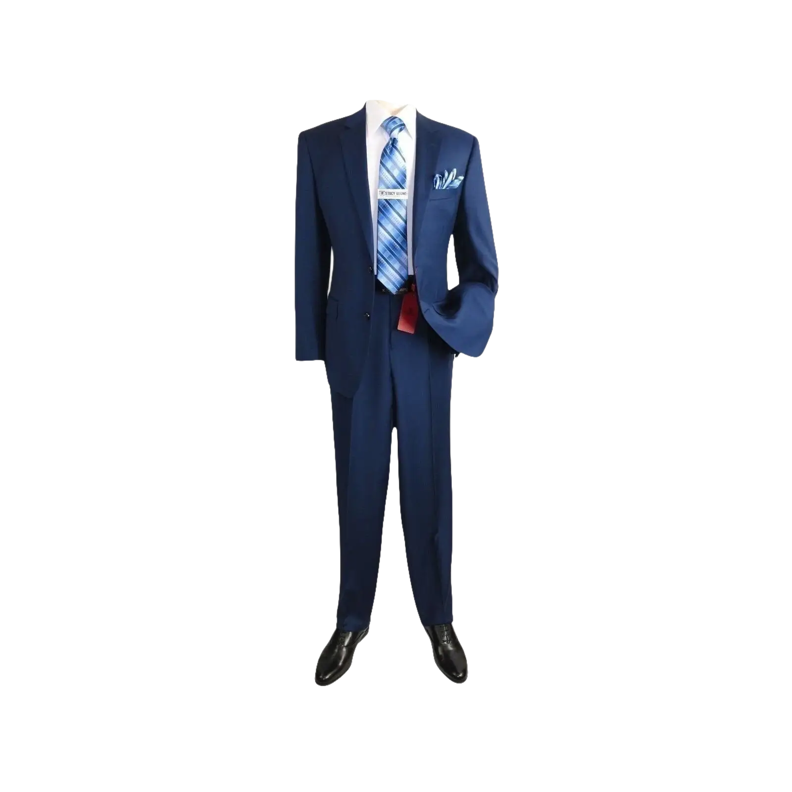 Men Renoir Suit Super 140s Soft Wool 2Button Side Vent Classic Fit 508 - 19 Navy - J.Valintin Men's Wear Legend - 73399