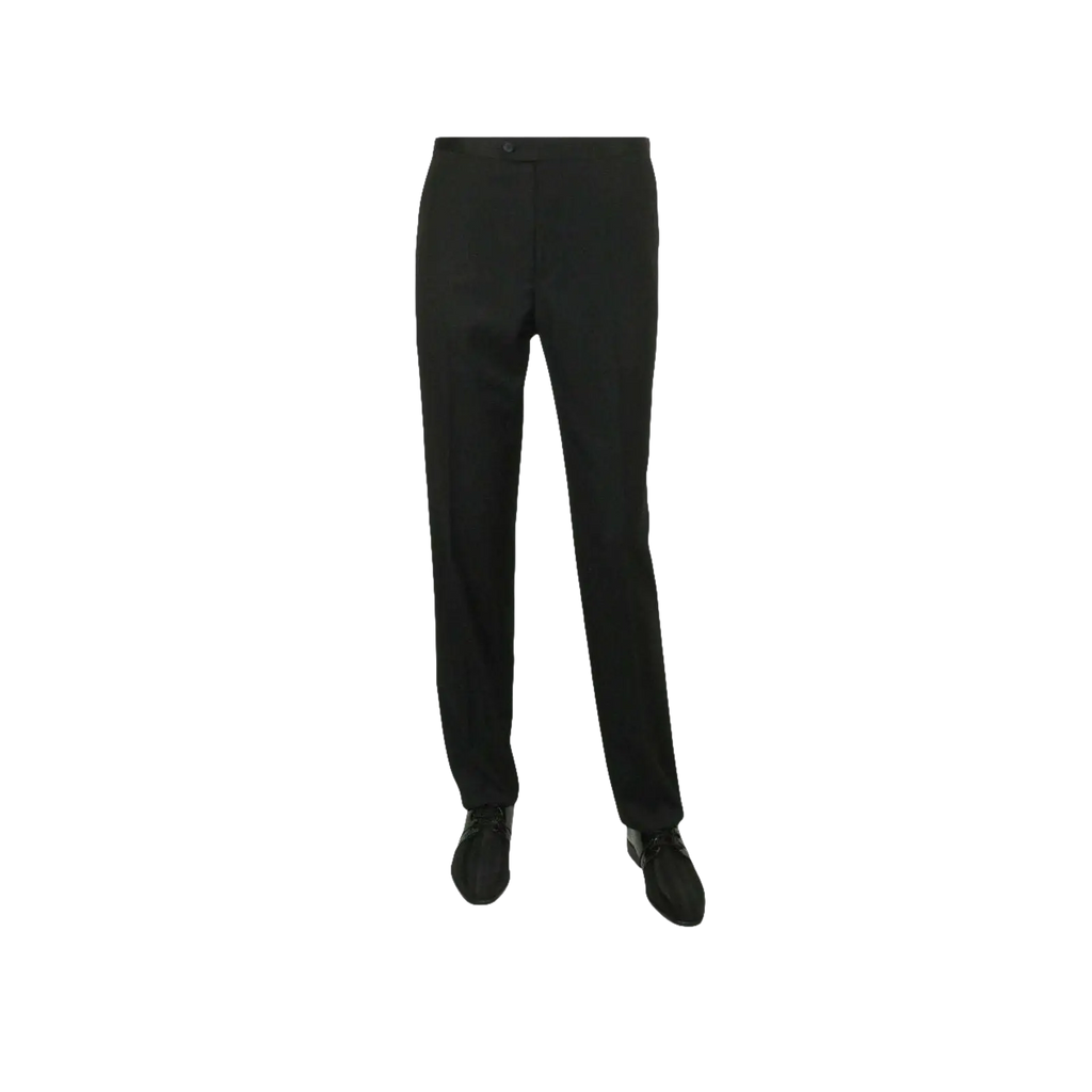 Men Renoir Tuxedo Two Button Notch Formal Satin Lapel Classic Fit 201 - 1 Black - J.Valintin Men's Wear Legend - 21662