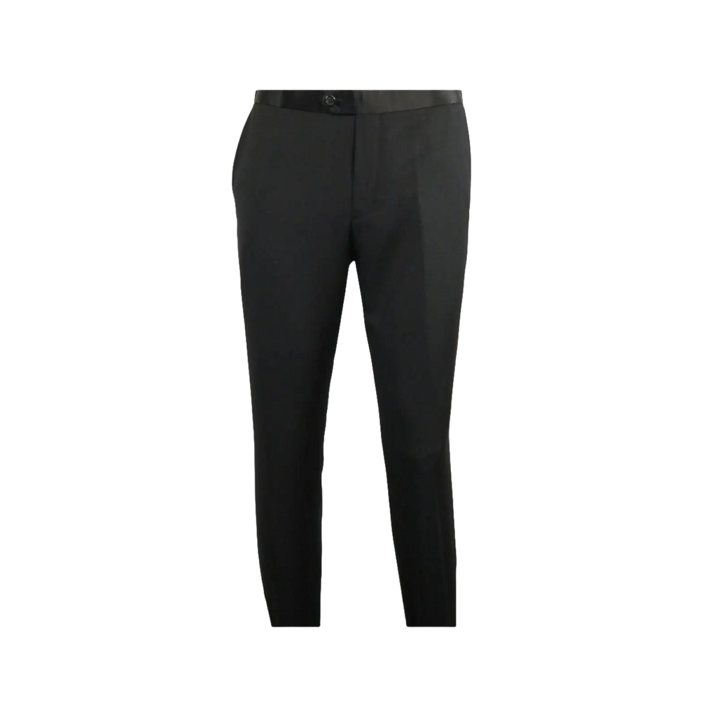 Men Renoir Wool Wedding Tuxedo Two Button Notch Formal Classic Fit 508 - 1 Black - J.Valintin Men's Wear Legend - 80386