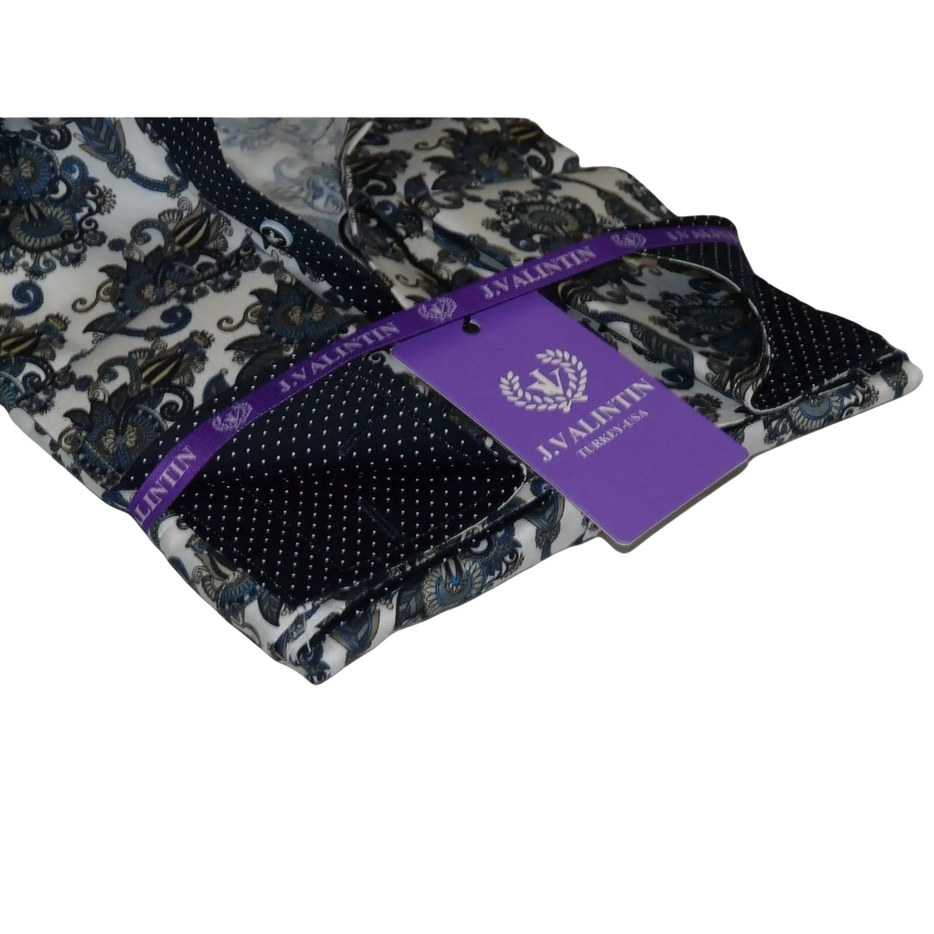 Men Shirt J.Valintin Turkey Usa 100% Egyptian Cotton Axxess Style A113 - 11 Blue - J.Valintin Men's Wear Legend - 3642