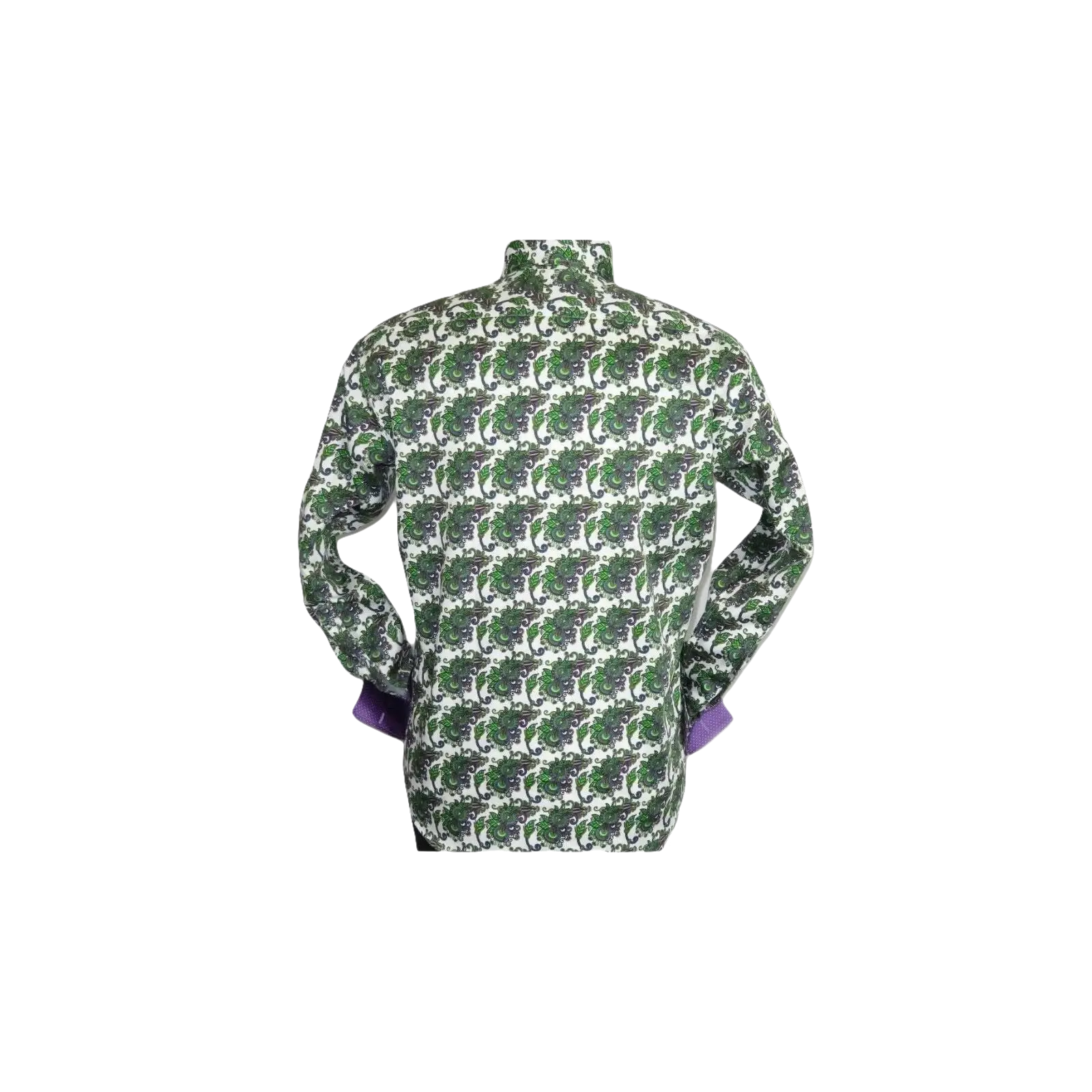 Men Shirt J.Valintin Turkey - Usa 100% Egyptian Cotton Axxess Style A113 - 12 Green - J.Valintin Men's Wear Legend - 3672