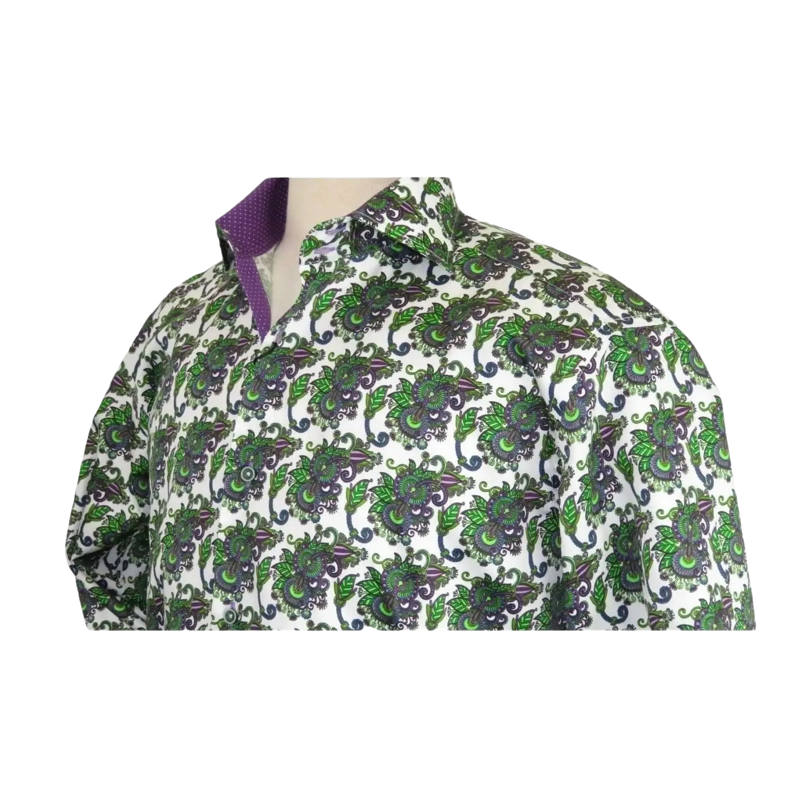 Men Shirt J.Valintin Turkey - Usa 100% Egyptian Cotton Axxess Style A113 - 12 Green - J.Valintin Men's Wear Legend - 3672