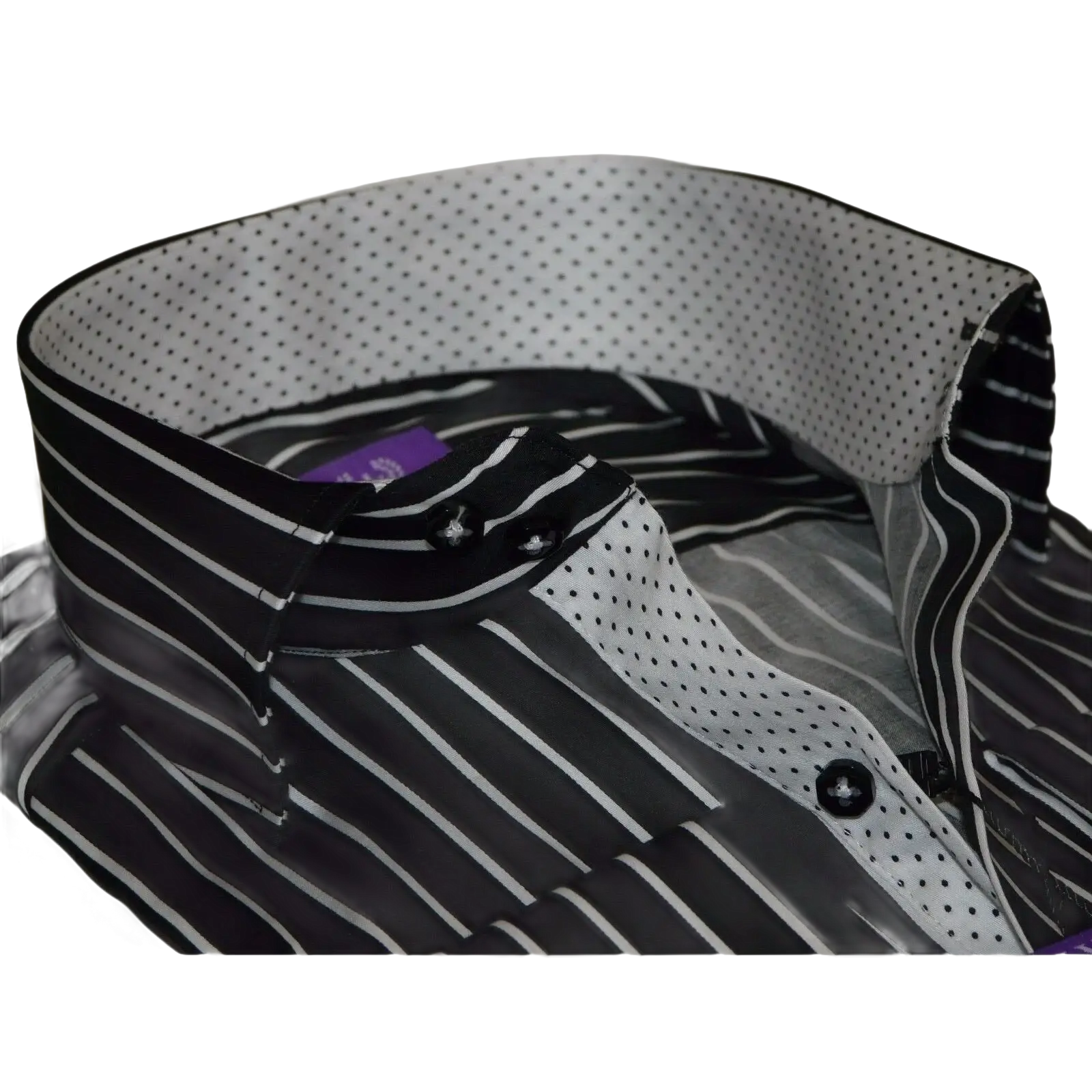 Men Shirt J.Valintin Turkey - Usa 100% Egyption Cotton Axxess Style 1594 - 14 Black - J.Valintin Men's Wear Legend - 1558