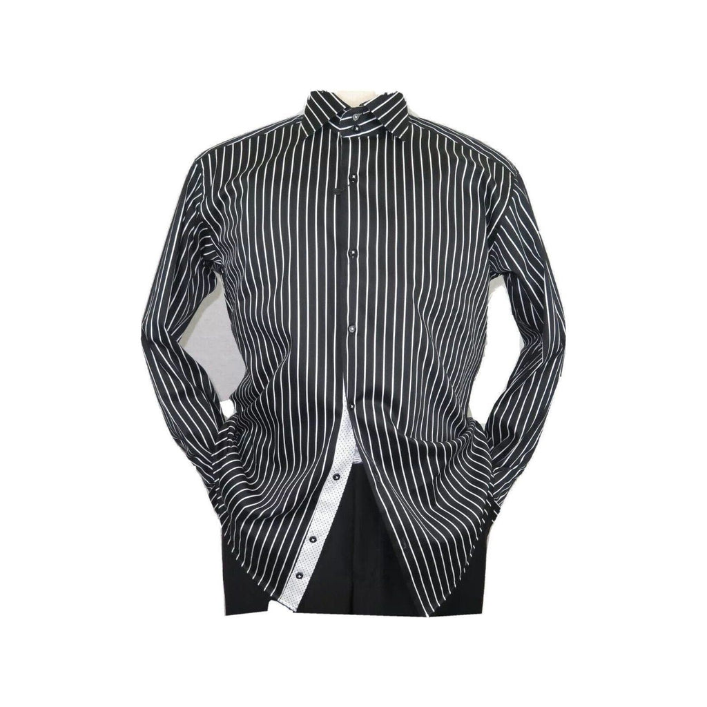 Men Shirt J.Valintin Turkey - Usa 100% Egyption Cotton Axxess Style 1594 - 14 Black - J.Valintin Men's Wear Legend - 1558