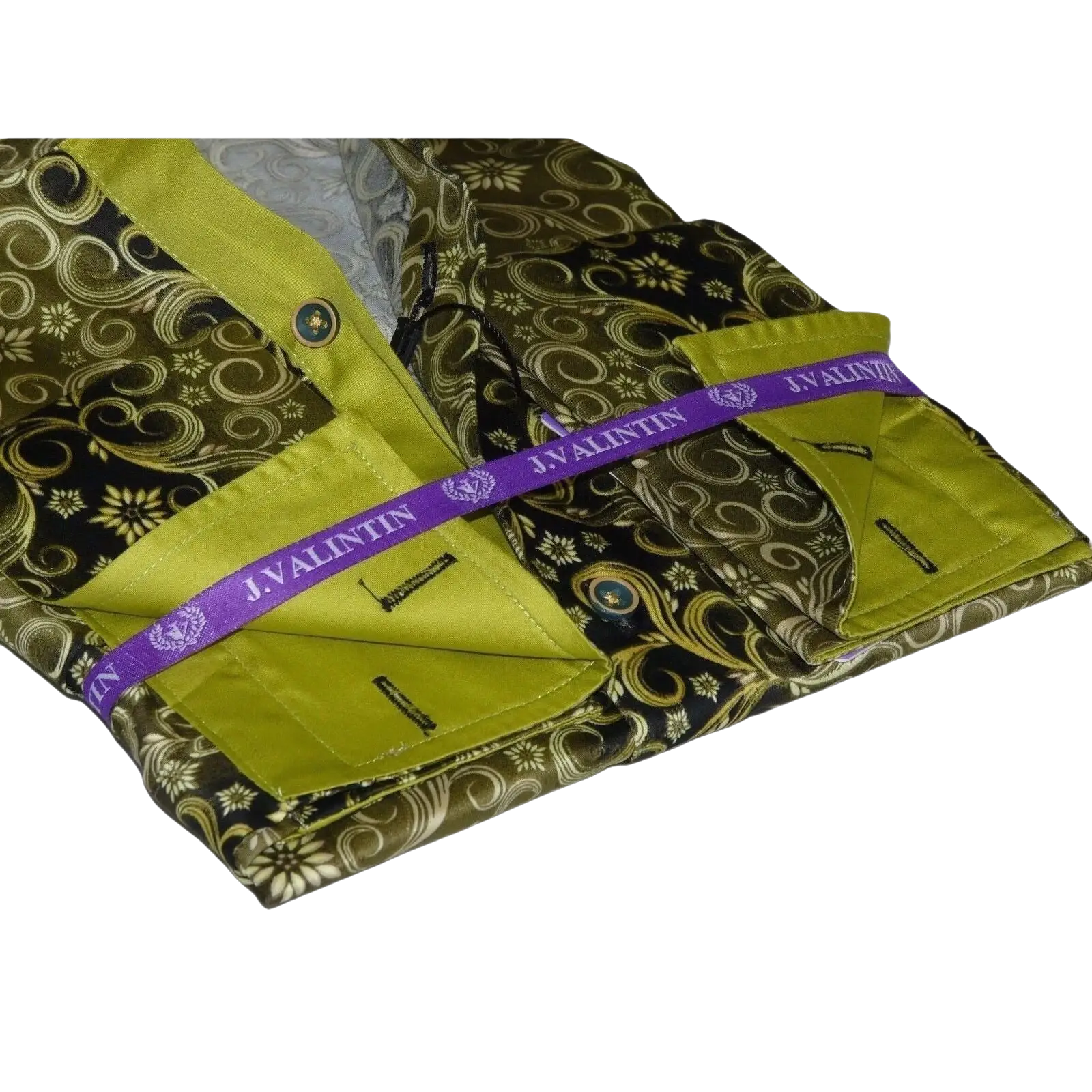 Men Shirt J.Valintin Turkey - Usa 100% Egyption Cotton Axxess Style 1646 - 08 Olive - J.Valintin Men's Wear Legend - 2704
