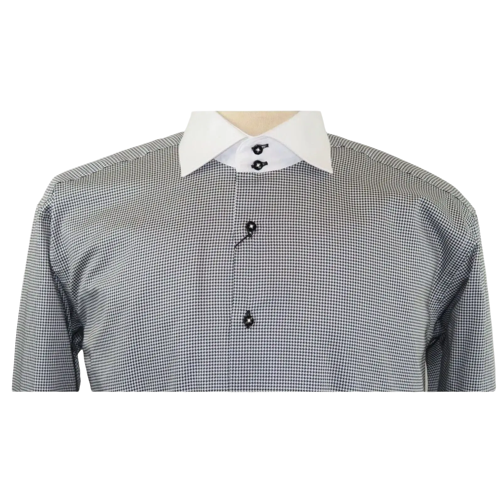 Men Shirt J.Valintin Turkey - Usa 100% Egyption Cotton Axxess Style 1R57 - 01 black - J.Valintin Men's Wear Legend - 32