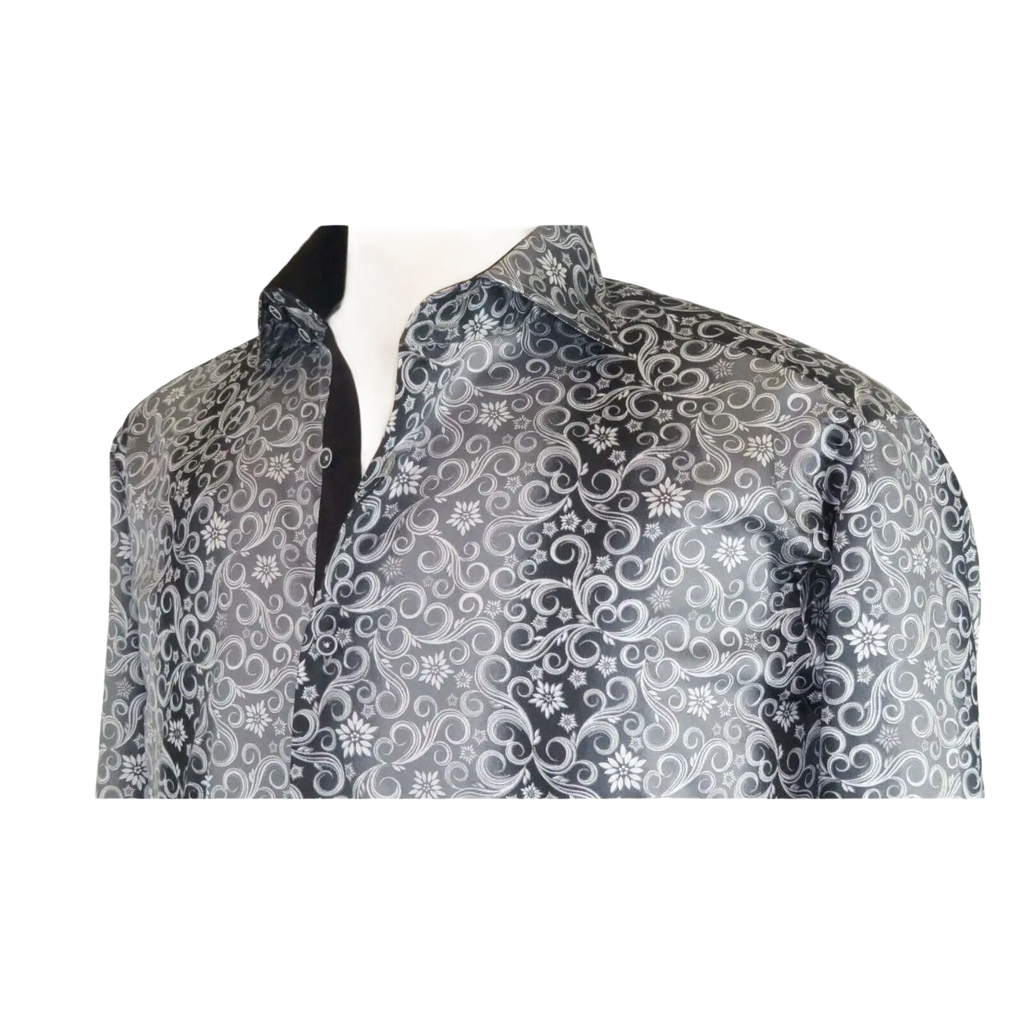 Men Shirt J.Valintin Turkey - Usa 100% Egyption Cotton Axxess Style 7164 - 10 gray - J.Valintin Men's Wear Legend - 3624