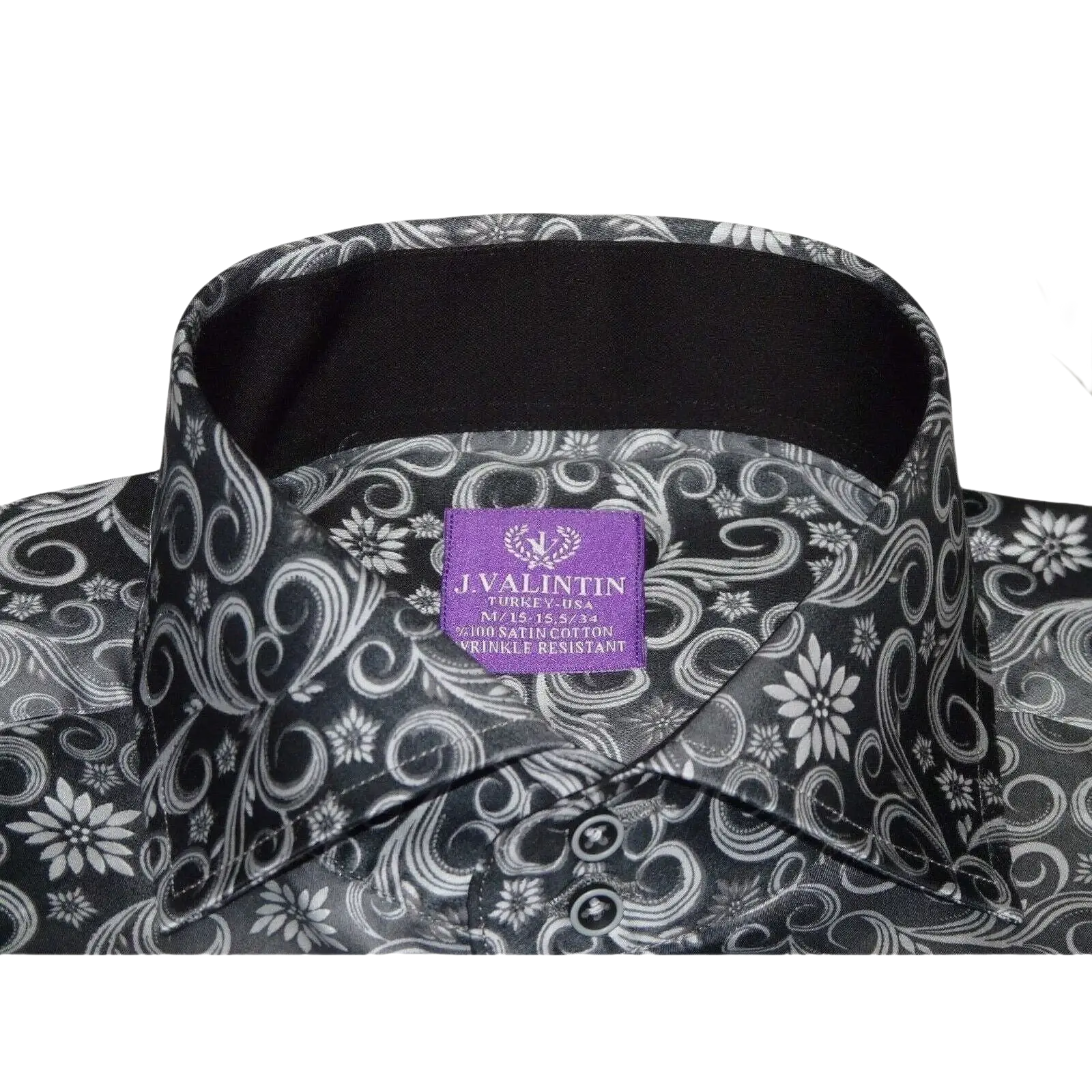 Men Shirt J.Valintin Turkey - Usa 100% Egyption Cotton Axxess Style 7164 - 10 gray - J.Valintin Men's Wear Legend - 3624