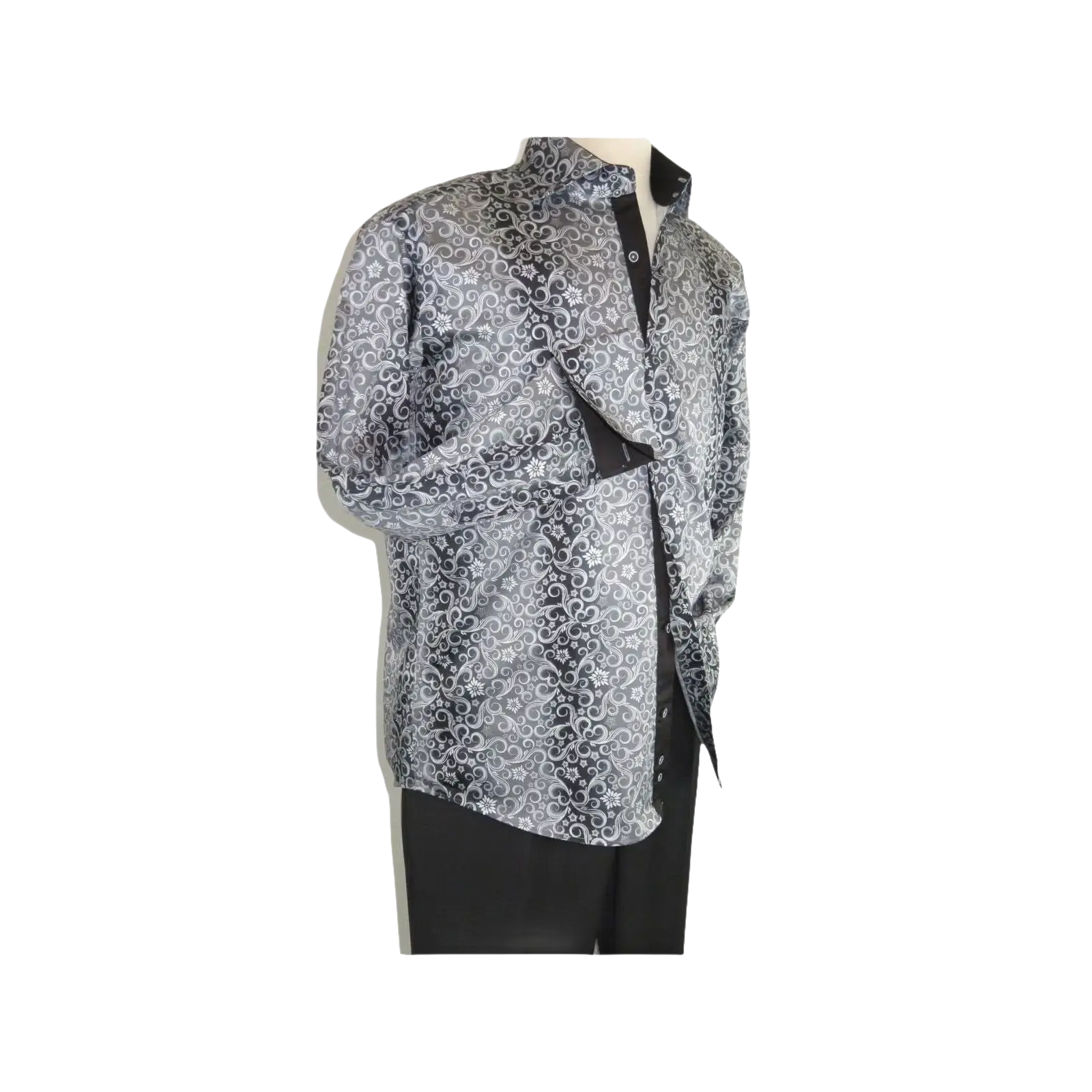 Men Shirt J.Valintin Turkey - Usa 100% Egyption Cotton Axxess Style 7164 - 10 gray - J.Valintin Men's Wear Legend - 3624