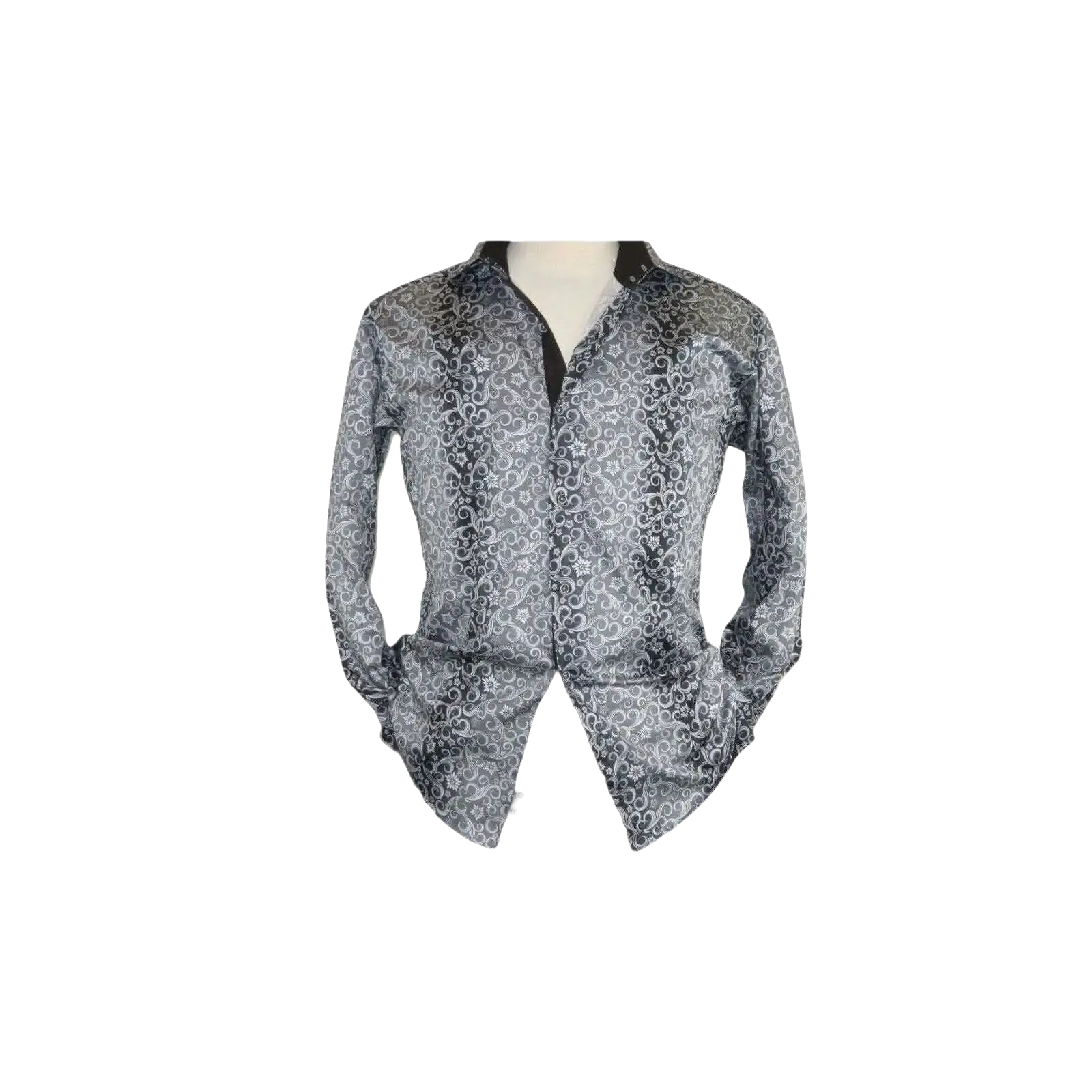 Men Shirt J.Valintin Turkey - Usa 100% Egyption Cotton Axxess Style 7164 - 10 gray - J.Valintin Men's Wear Legend - 3624