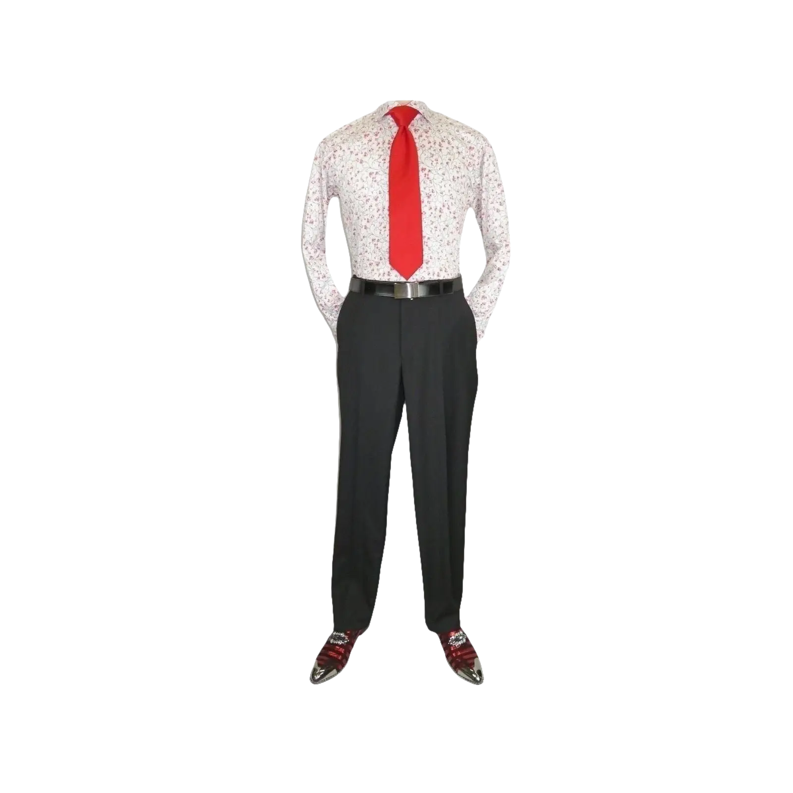 Men Shirt J.Valintin Turkey Usa All Egyptian Cotton Axxess Style 3325 - 01 Red - J.Valintin Men's Wear Legend - 4916