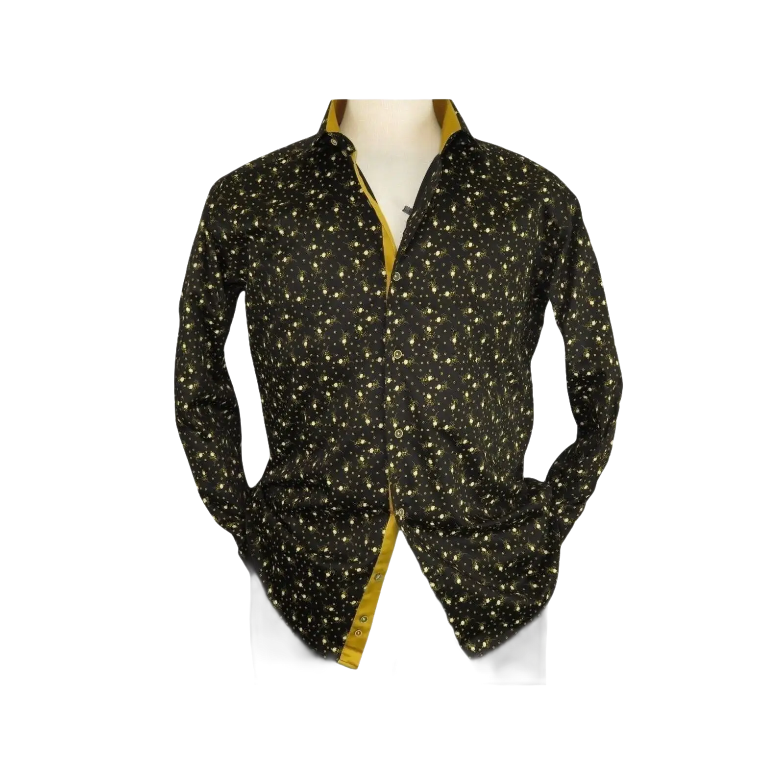 Men Shirt J.Valintin Turkey Usa Egyptian Cotton Axxess Style 2Z50 - 06 Black - J.Valintin Men's Wear Legend - 4894