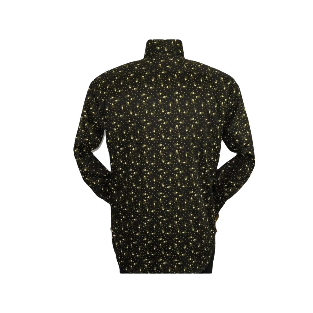 Men Shirt J.Valintin Turkey Usa Egyptian Cotton Axxess Style 2Z50 - 06 Black - J.Valintin Men's Wear Legend - 4894
