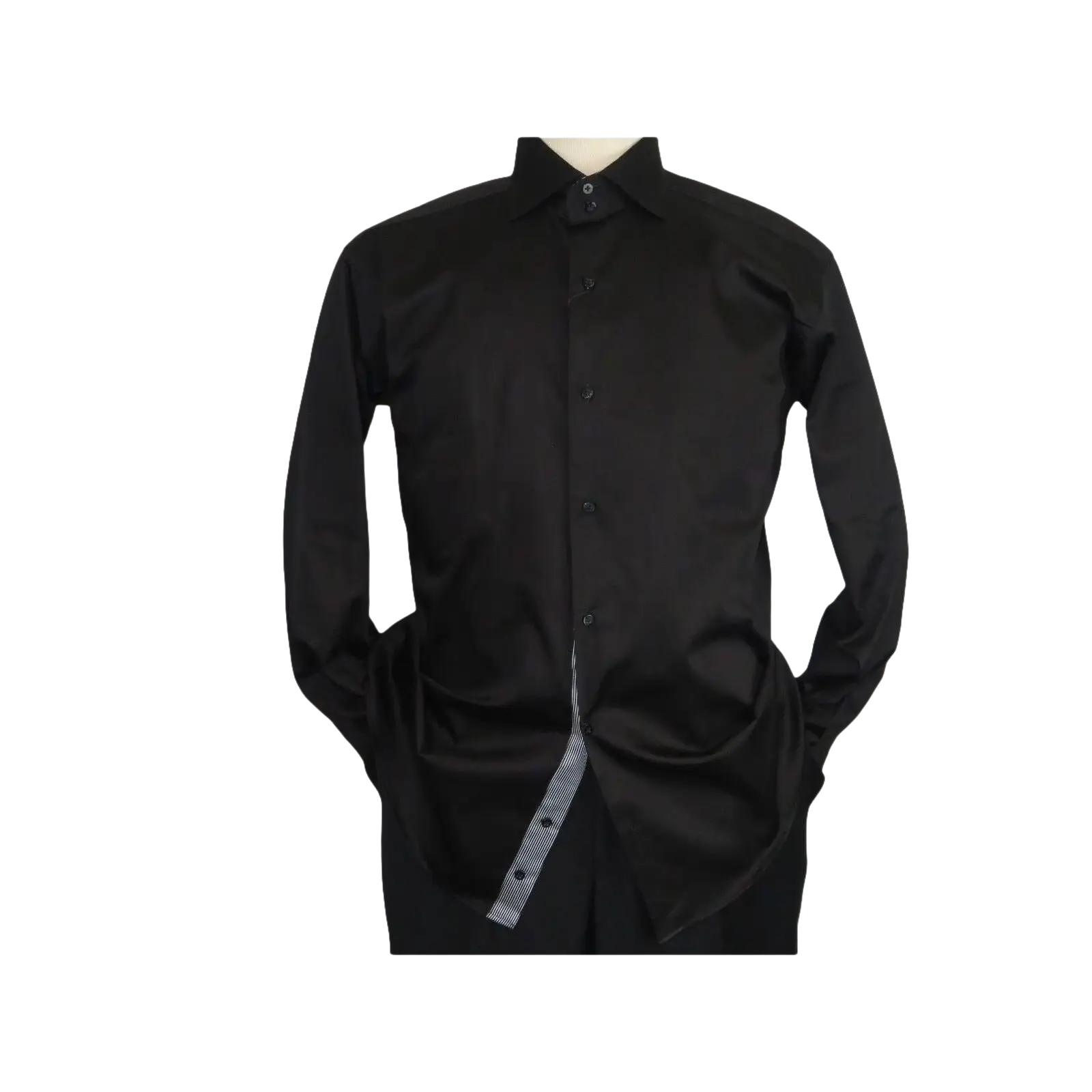 Men Shirt J.Valintin Turkey Usa Egyptian Cotton Axxess Style 6001 black - J.Valintin Men's Wear Legend - 4952
