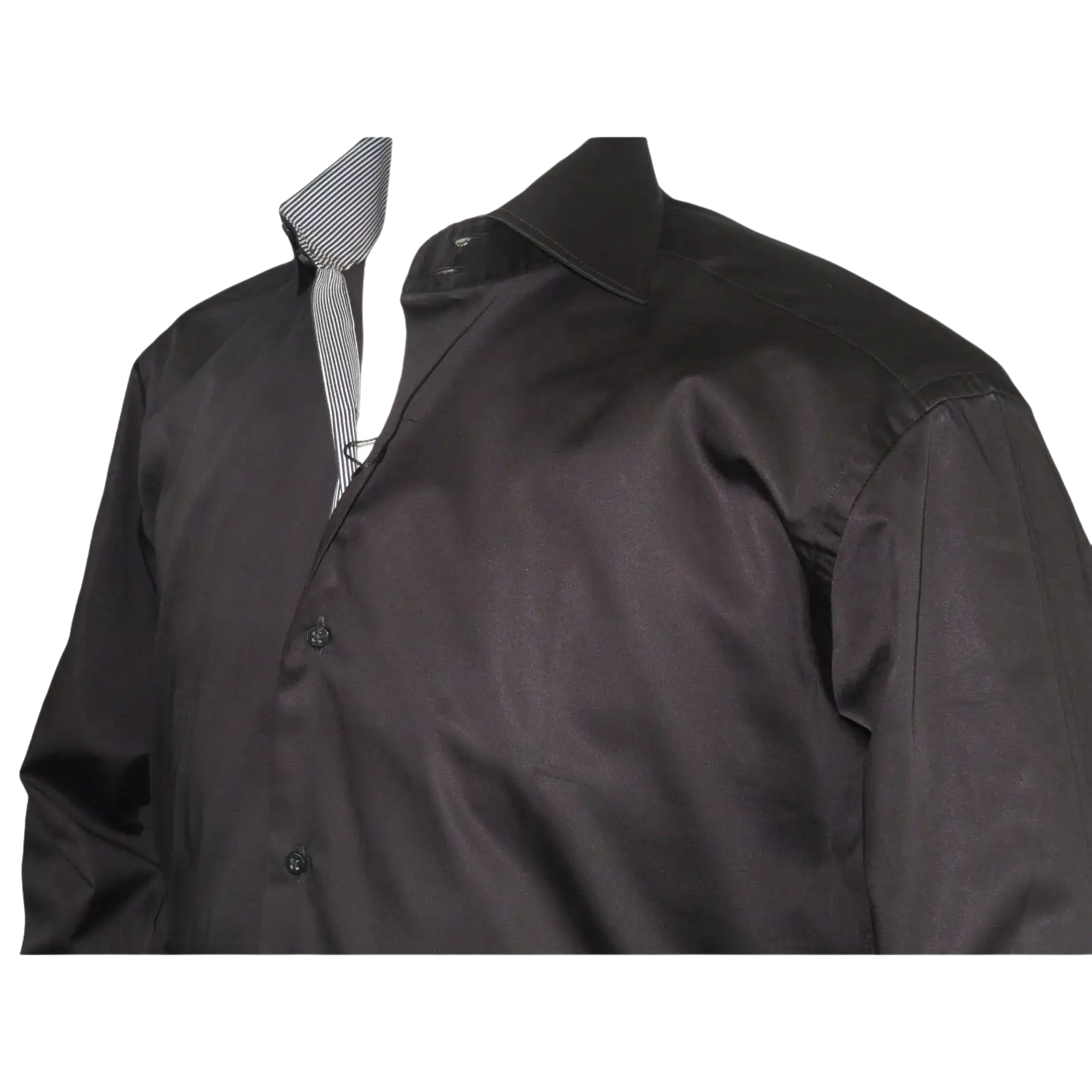 Men Shirt J.Valintin Turkey Usa Egyptian Cotton Axxess Style 6001 black - J.Valintin Men's Wear Legend - 4952