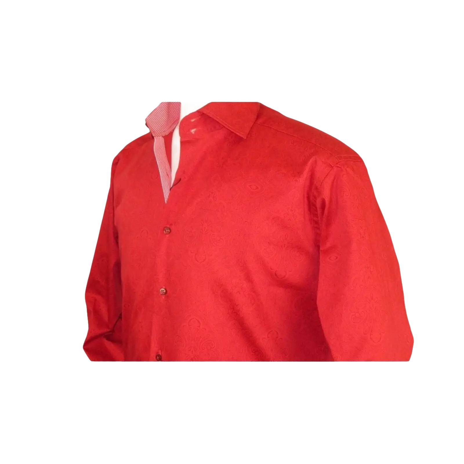 Men Shirt J.Valintin Turkey Usa Egyption Cotton Axxess Style 1514 Christmas Red - J.Valintin Men's Wear Legend - 4887