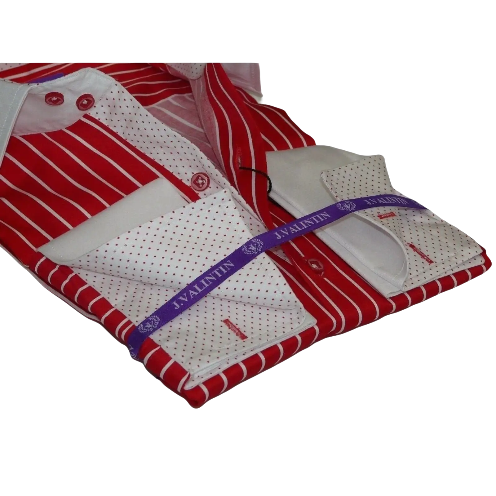 Men Shirt J.Valintin Turkey Usa Egyption Cotton Axxess Style 1594 - 24 Red - J.Valintin Men's Wear Legend - 4871