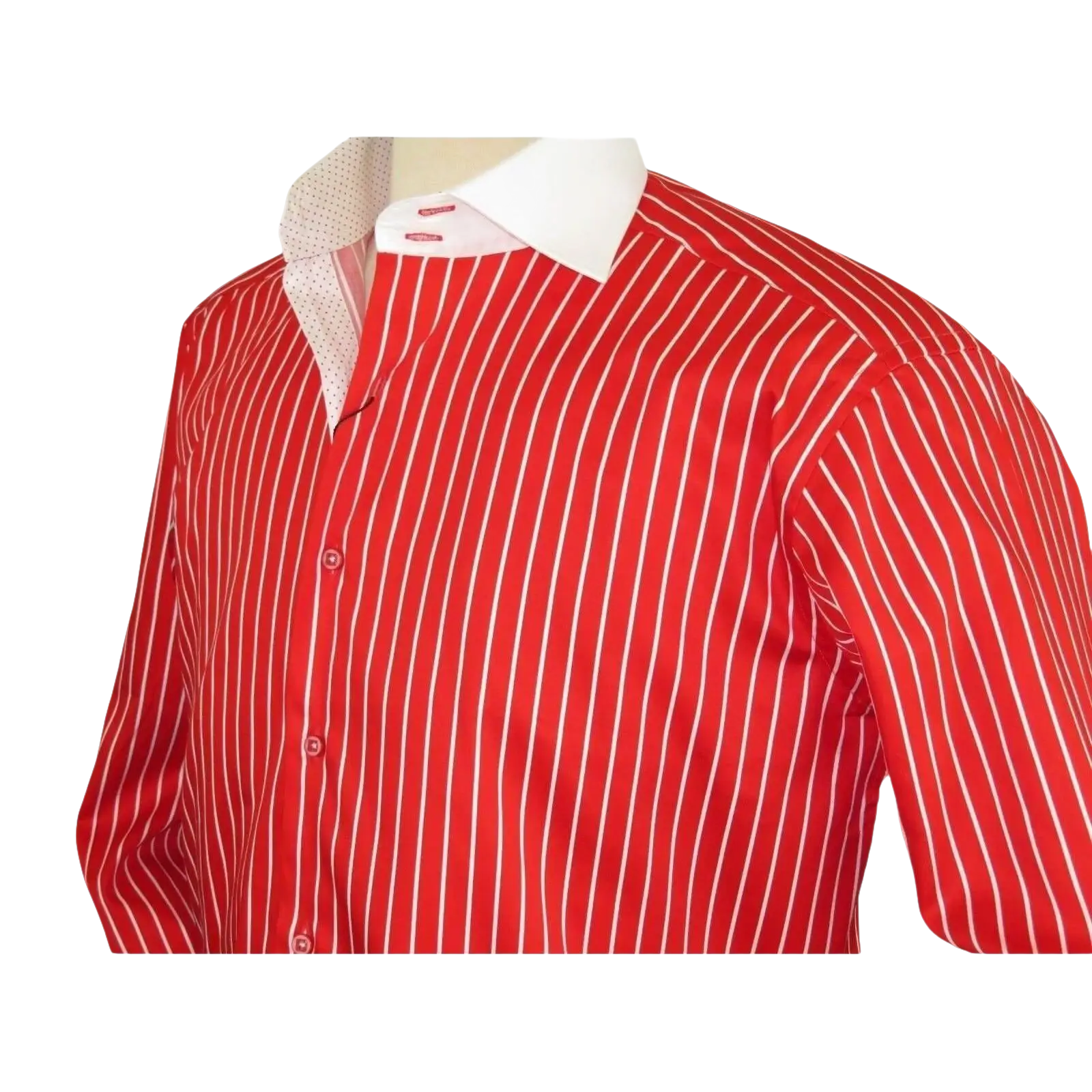 Men Shirt J.Valintin Turkey Usa Egyption Cotton Axxess Style 1594 - 24 Red - J.Valintin Men's Wear Legend - 4871