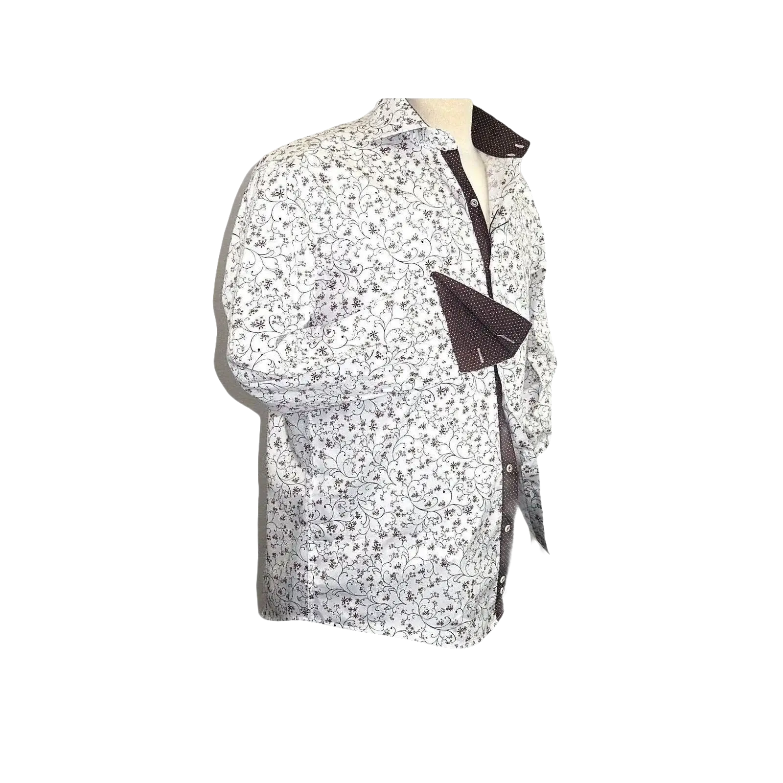 Men Shirt J.Valintin Turkey Usa Egyption Cotton Axxess Style 3325 - 1 Brown - J.Valintin Men's Wear Legend - 4900