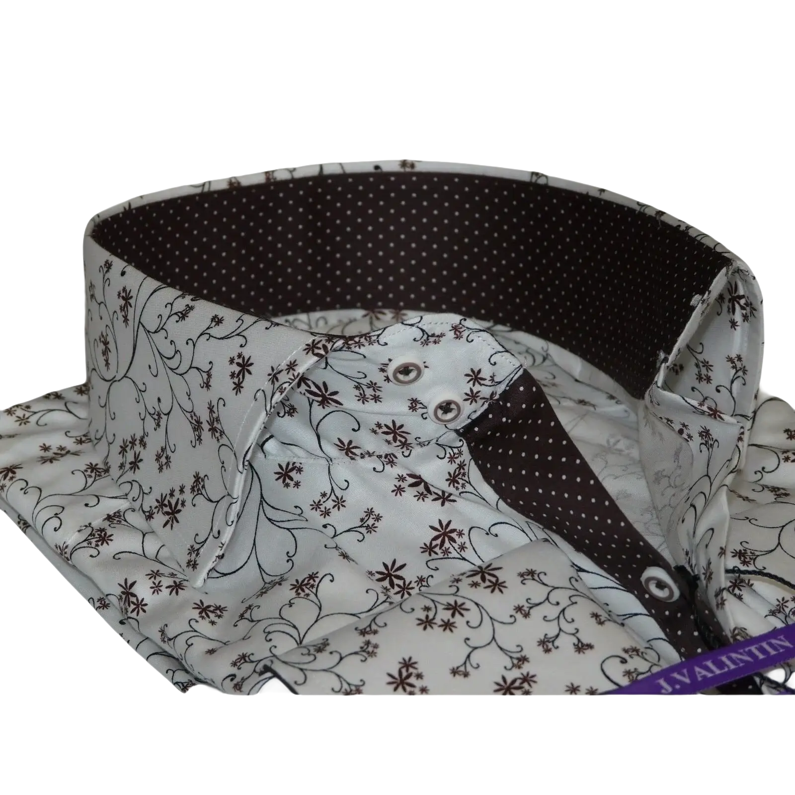 Men Shirt J.Valintin Turkey Usa Egyption Cotton Axxess Style 3325 - 1 Brown - J.Valintin Men's Wear Legend - 4900