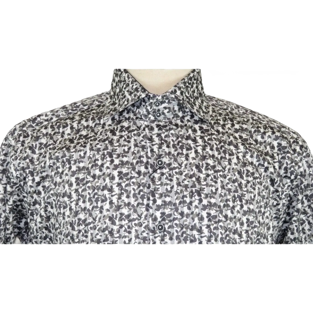 Men Shirt J.Valintin Turkey Usa Egyption Cotton Axxess Style 3T89 - 01 Gray - J.Valintin Men's Wear Legend - 4942