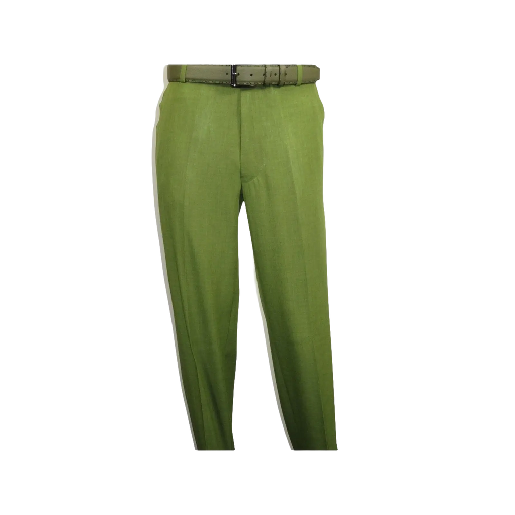 Men Silversilk 2pc walking leisure Matching Suit Italian woven knits 51011 Green - J.Valintin Men's Wear Legend - 100081