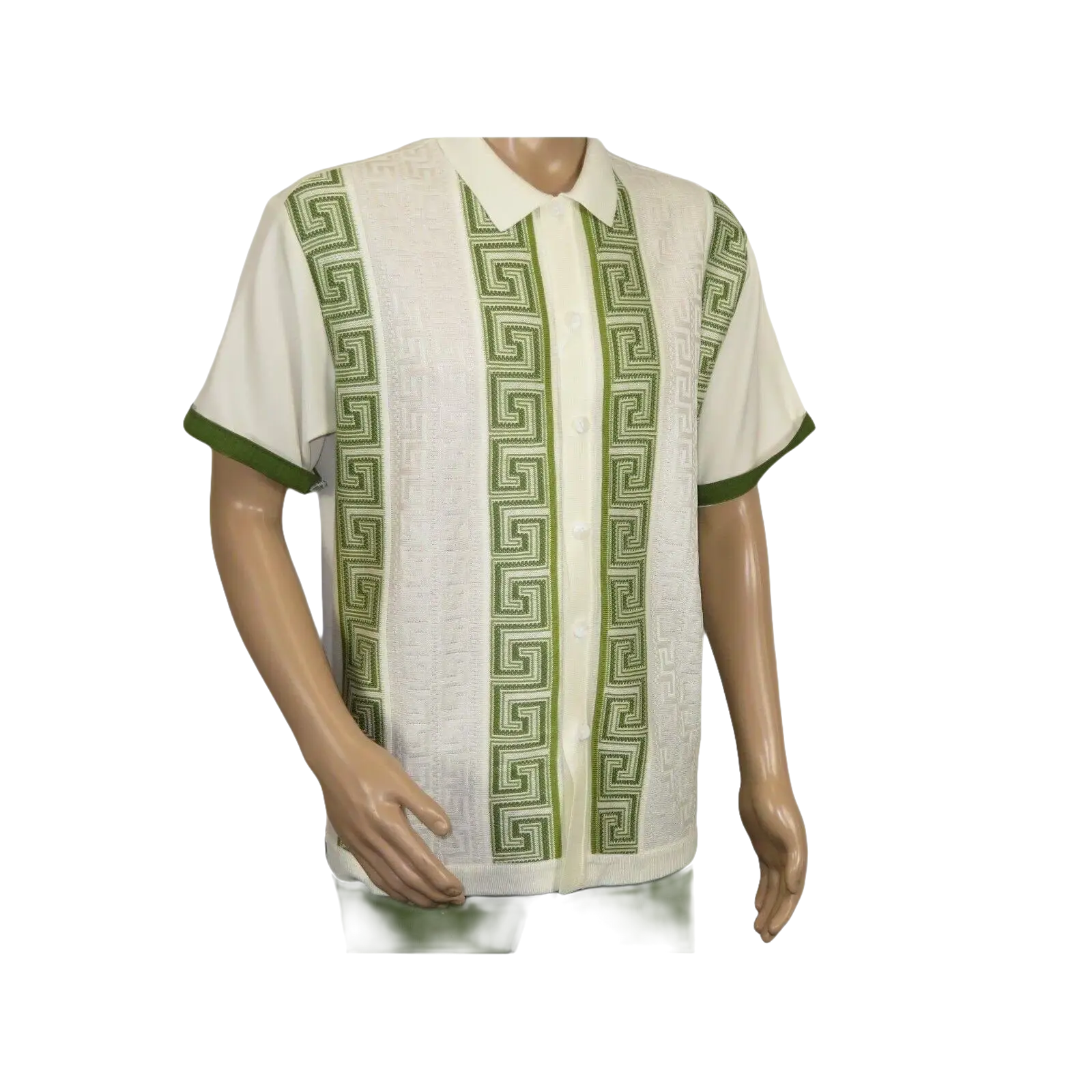Men Silversilk 2pc walking leisure Matching Suit Italian woven knits 51011 Green - J.Valintin Men's Wear Legend - 100081