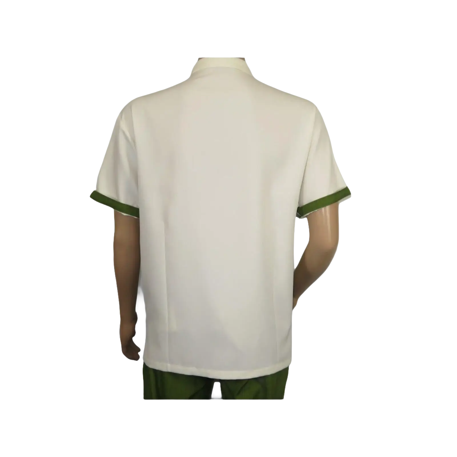 Men Silversilk 2pc walking leisure Matching Suit Italian woven knits 51011 Green - J.Valintin Men's Wear Legend - 100081