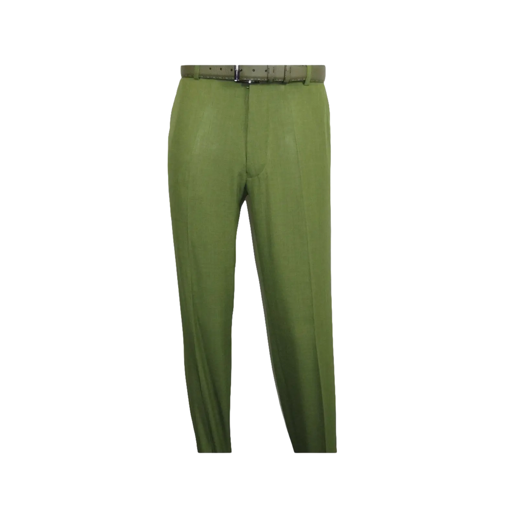 Men Silversilk 2pc walking leisure Matching Suit Italian woven knits 51016 Green - J.Valintin Men's Wear Legend - 100105