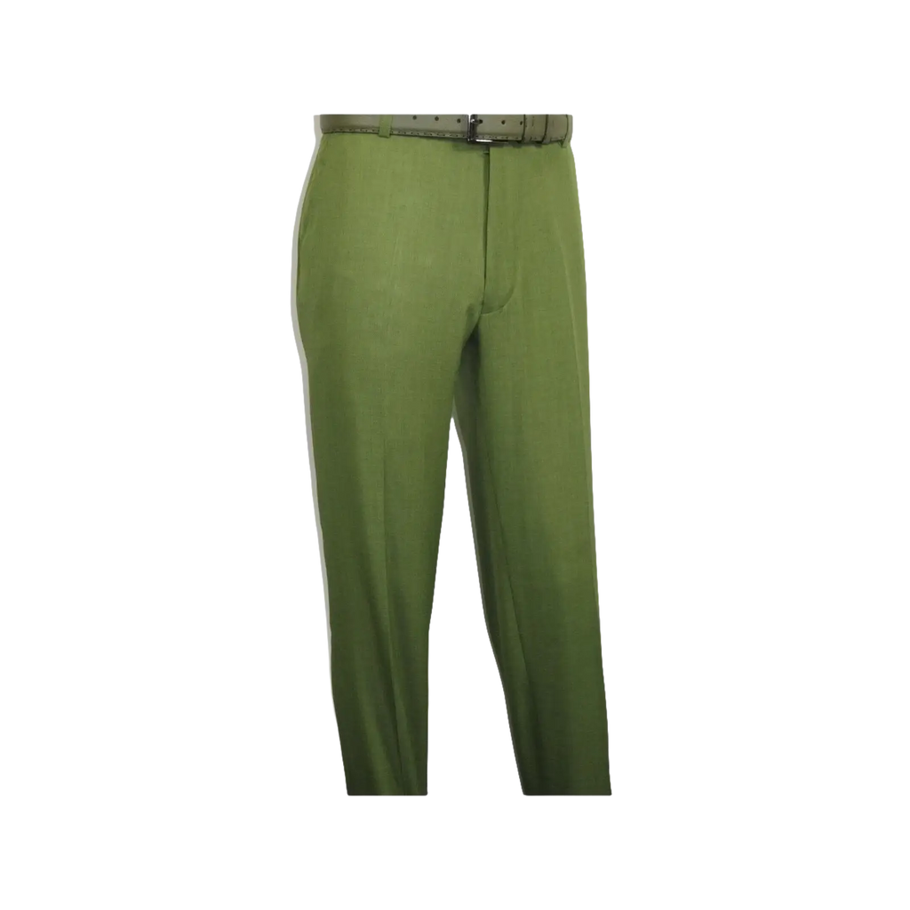 Men Silversilk 2pc walking leisure Matching Suit Italian woven knits 51016 Green - J.Valintin Men's Wear Legend - 100105