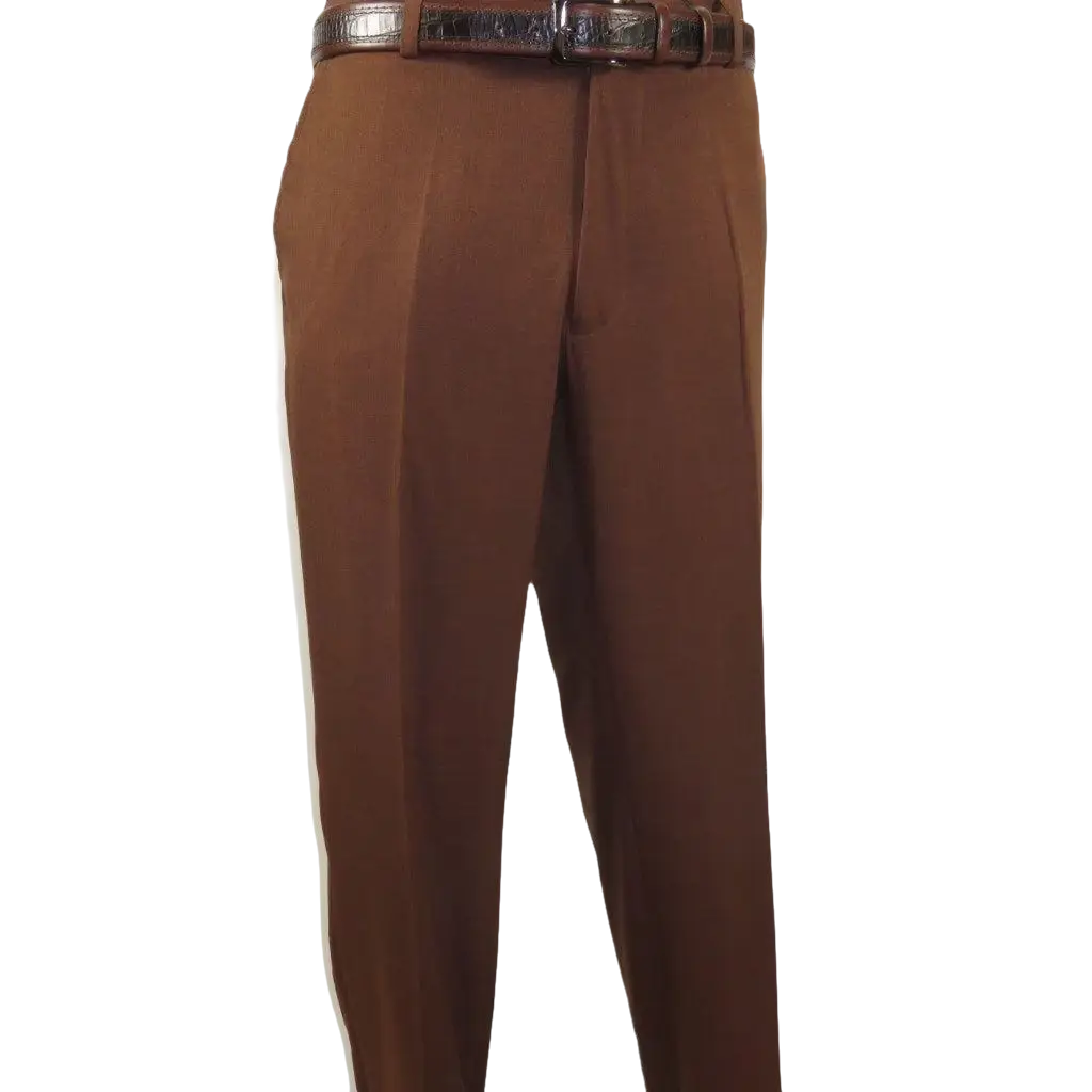 Men Silversilk 2pc Walking Leisure Matching Suit Italian Woven Knits 71003 Brown - J.Valintin Men's Wear Legend - 71003 - Brown - M